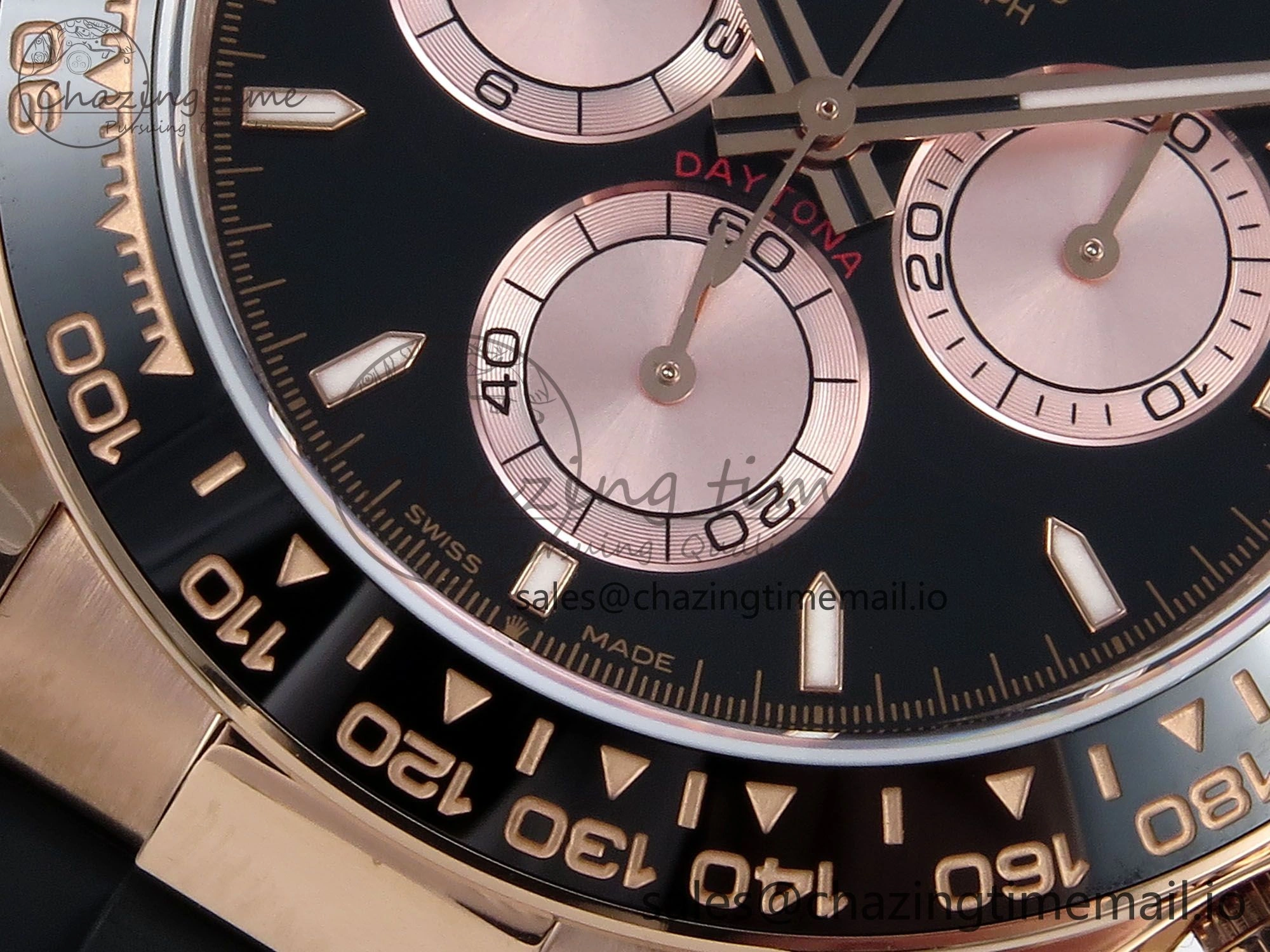 Daytona 126515 QF 1:1 Best Edition Black RG Dial on Oysterflex Strap SH4131 V5