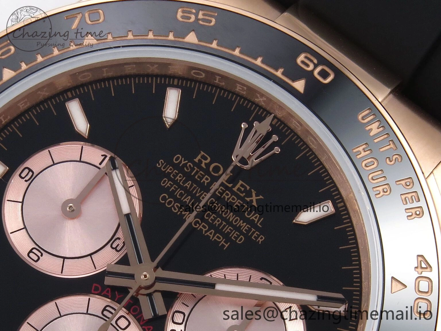 Daytona 126515 QF 1:1 Best Edition Black RG Dial on Oysterflex Strap SH4131 V6 （Gain Weight）