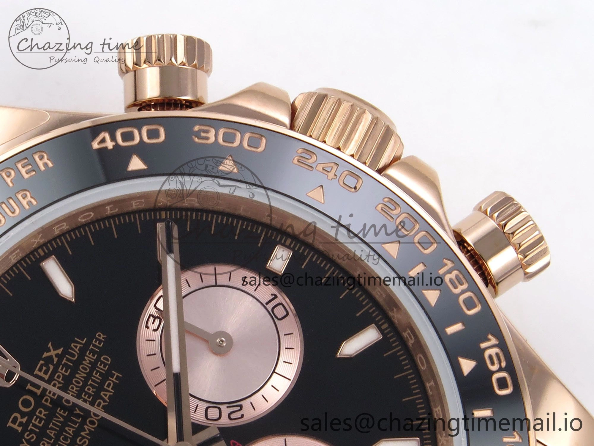 Daytona 126515 QF 1:1 Best Edition Black RG Dial on Oysterflex Strap SH4131 V6 （Gain Weight）