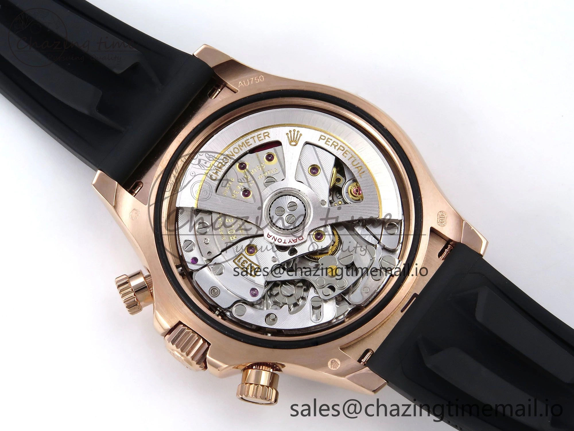 Daytona 126515 QF 1:1 Best Edition Black RG Diamonds Dial on Oysterflex Strap SH4131 V5