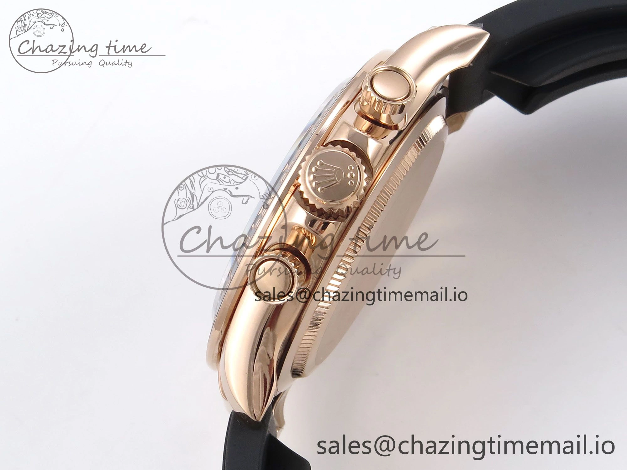 Daytona 126515 QF 1:1 Best Edition Black RG Diamonds Dial on Oysterflex Strap SH4131 V6（Gain Weight）