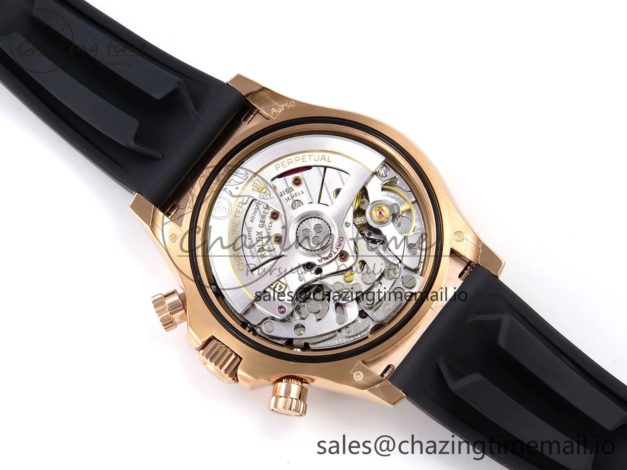 Daytona 126515 QF 1:1 Best Edition Black RG Diamonds Dial on Oysterflex Strap SH4131 V6（Gain Weight）