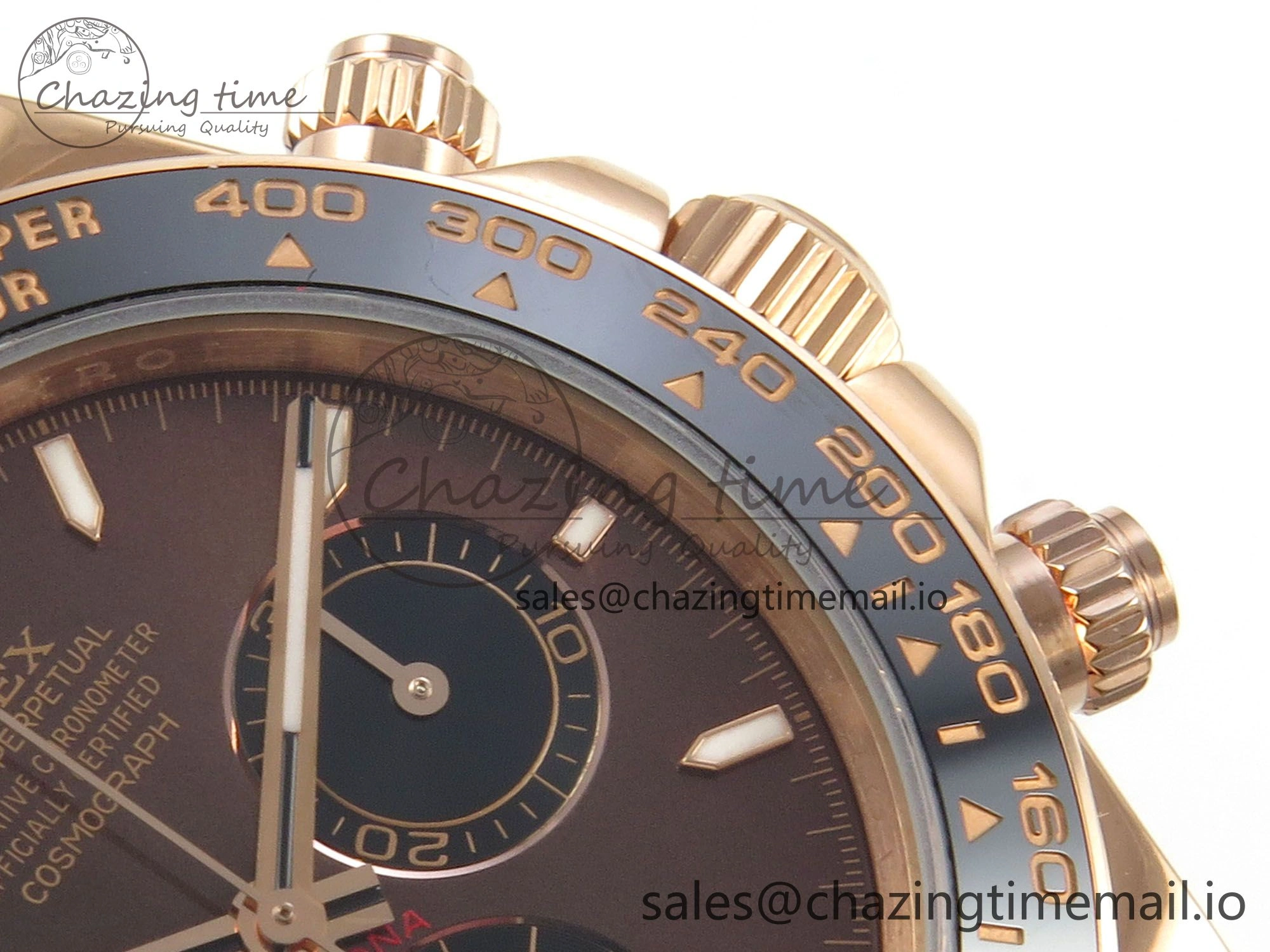 Daytona 126515 QF 1:1 Best Edition Brown Dial Stick Markers On Oystlerflex strap SH4131 V6（Gain Weight）