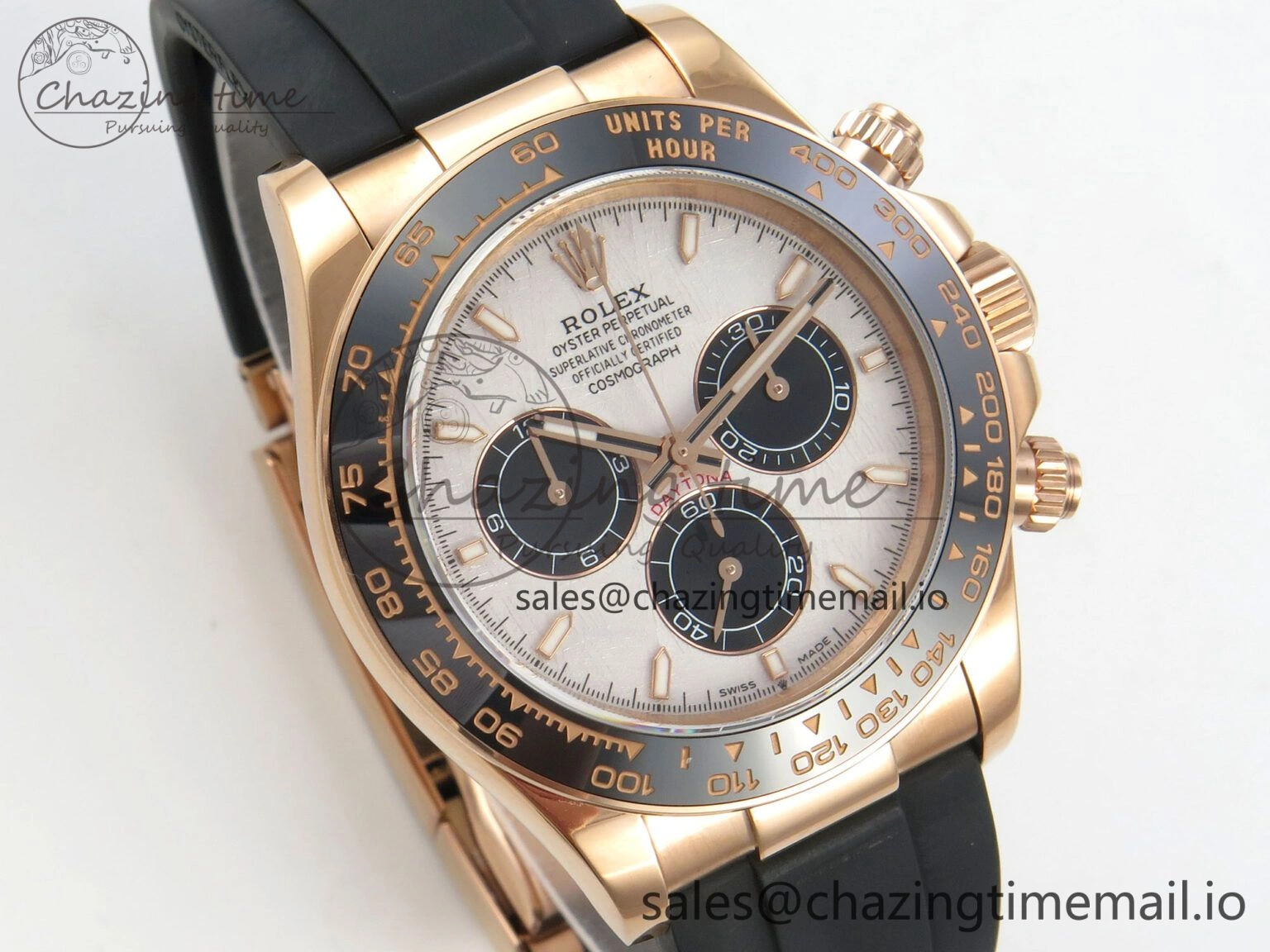 Daytona 126515 QF 1:1 Best Edition Meteorite Stick Dial on Oysterflex Strap SH4131 V10(Gain Weight)