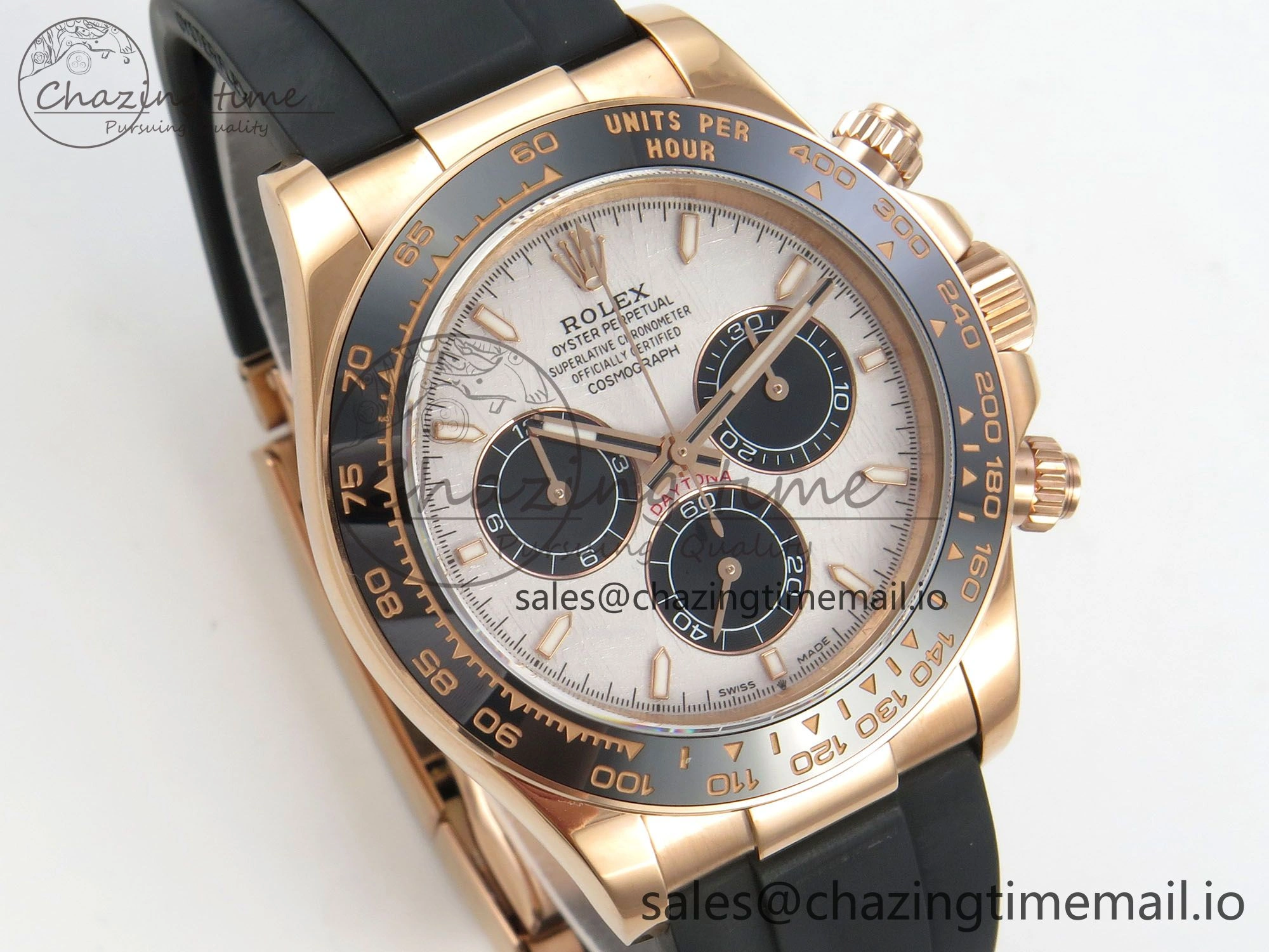 Daytona 126515 QF 1:1 Best Edition Meteorite Stick Dial on Oysterflex Strap SH4131 V10(Gain Weight)