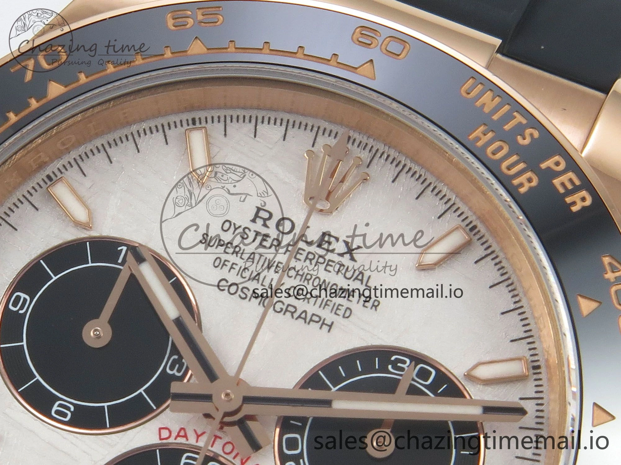 Daytona 126515 QF 1:1 Best Edition Meteorite Stick Dial on Oysterflex Strap SH4131 V10(Gain Weight)