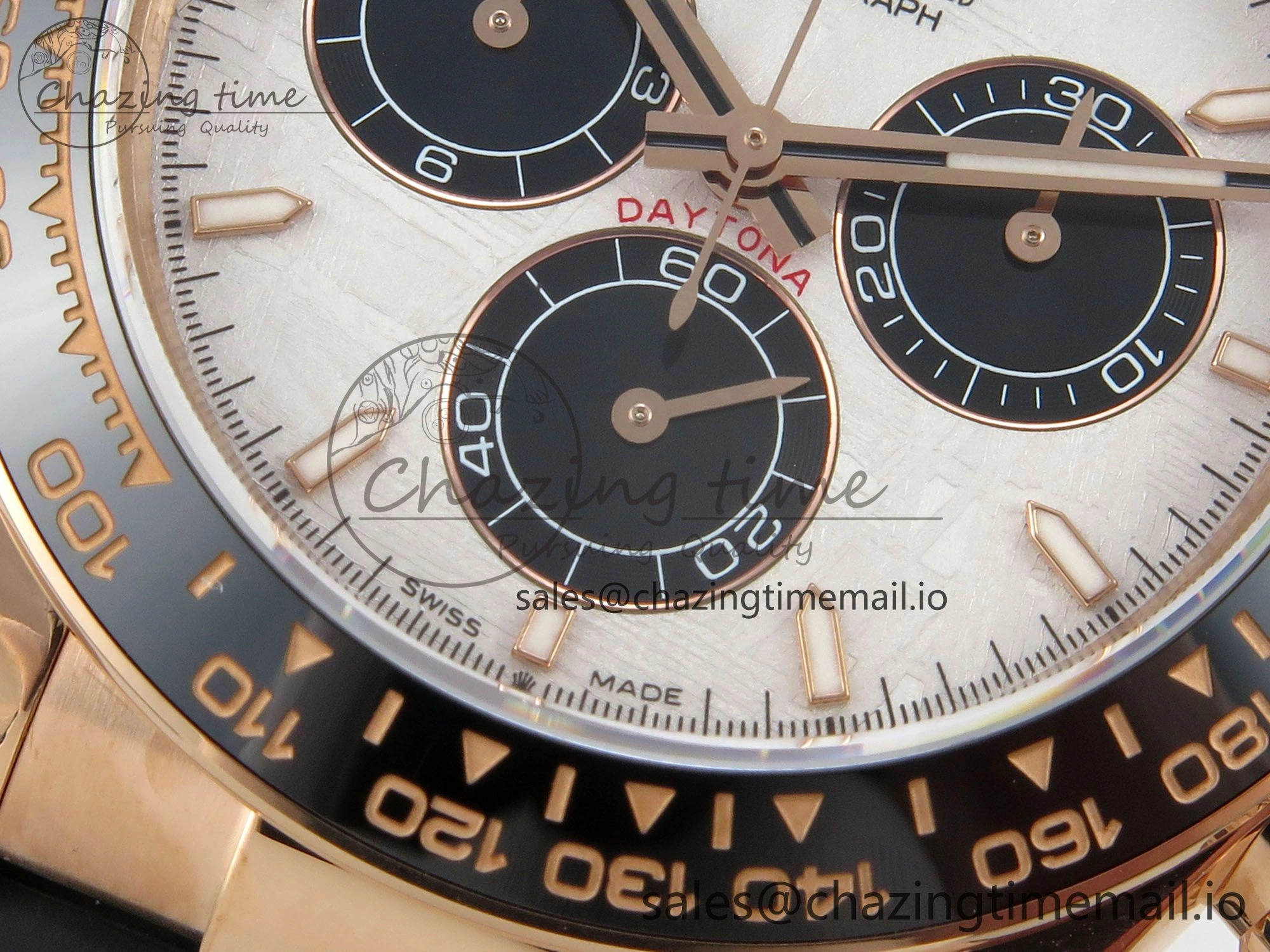 Daytona 126515 QF 1:1 Best Edition Meteorite Stick Dial on Oysterflex Strap SH4131 V10(Gain Weight)