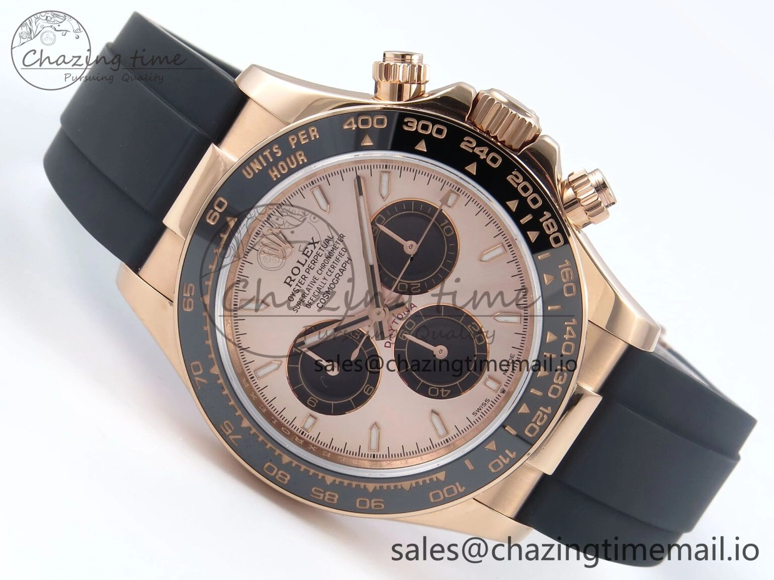 Daytona 126515 QF 1:1 Best Edition RG Dial on Oysterflex Strap QF4131 V10