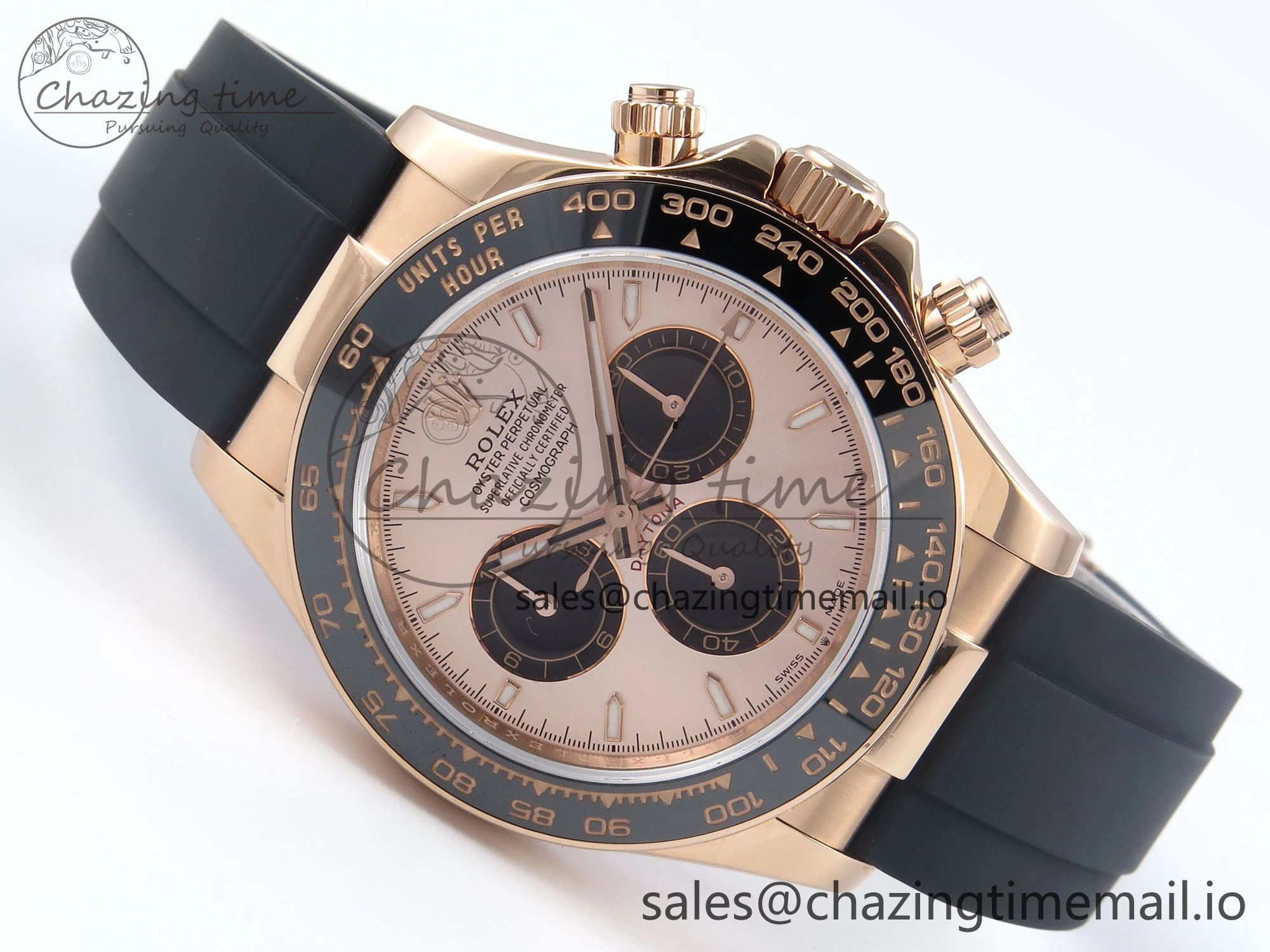 Daytona 126515 QF 1:1 Best Edition RG Dial on Oysterflex Strap QF4131 V10