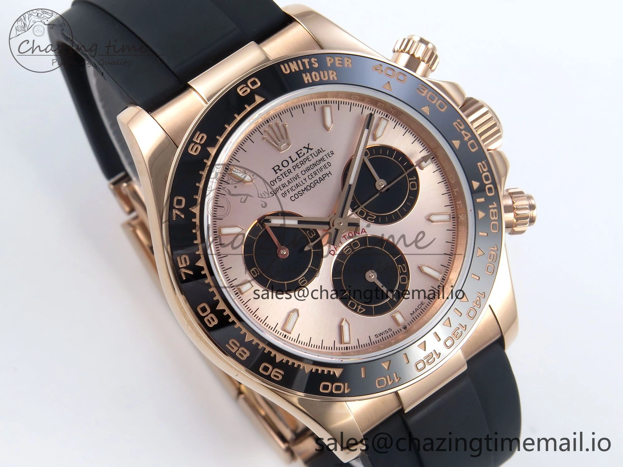 Daytona 126515 QF 1:1 Best Edition RG Dial on Oysterflex Strap QF4131 V10