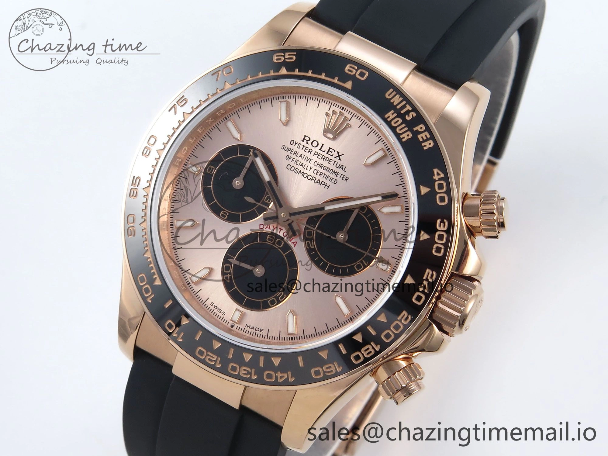 Daytona 126515 QF 1:1 Best Edition RG Dial on Oysterflex Strap QF4131 V10