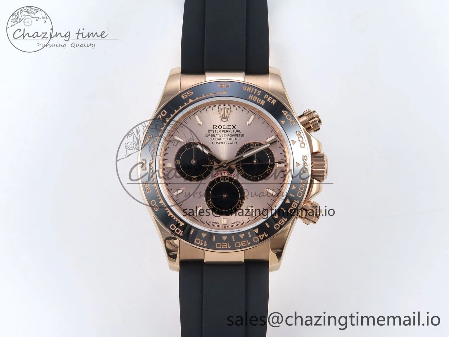 Daytona 126515 QF 1:1 Best Edition RG Dial on Oysterflex Strap QF4131 V10