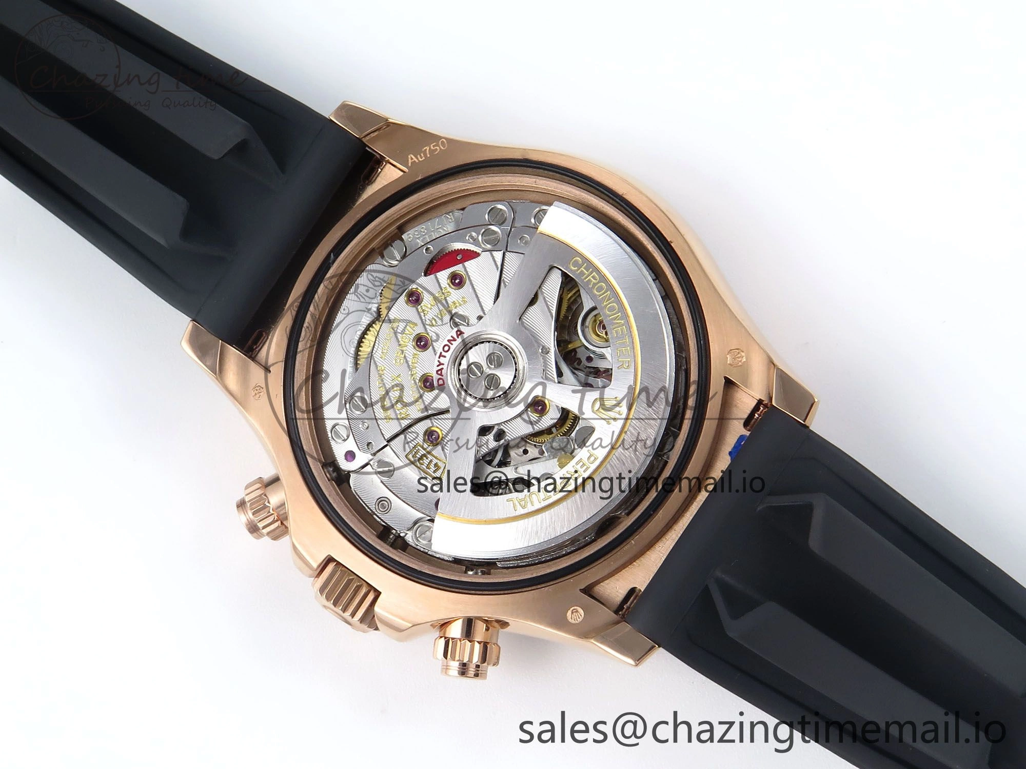 Daytona 126515 QF 1:1 Best Edition RG Black Dial on Oysterflex Strap QF4131 V10