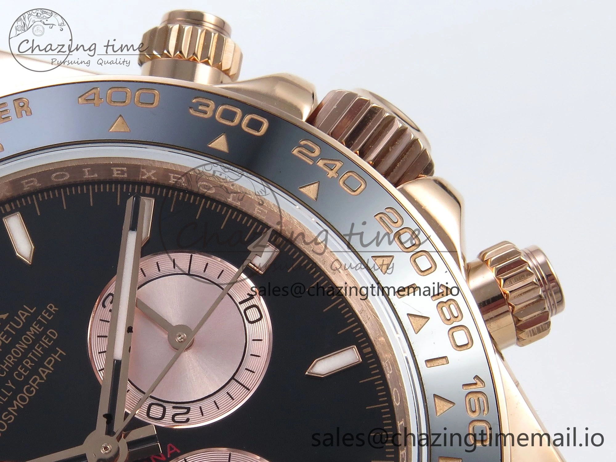 Daytona 126515 QF 1:1 Best Edition RG Black Dial on Oysterflex Strap QF4131 V10