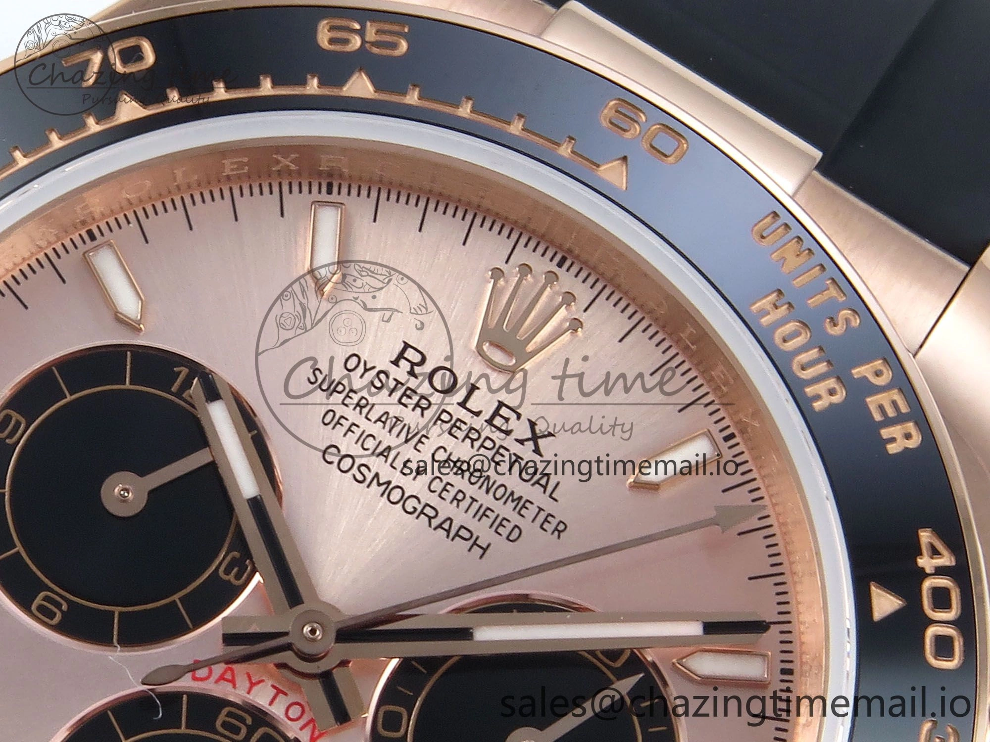 Daytona 126515 QF 1:1 Best Edition RG Black Dial on Oysterflex Strap SH4131 V5