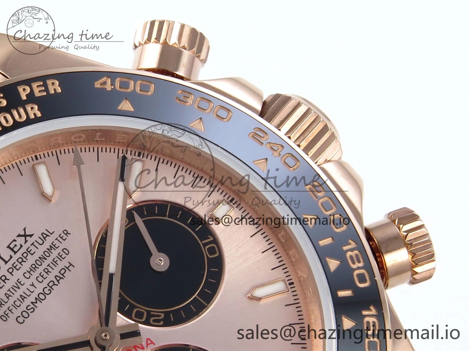 Daytona 126515 QF 1:1 Best Edition RG Black Dial on Oysterflex Strap SH4131 V5
