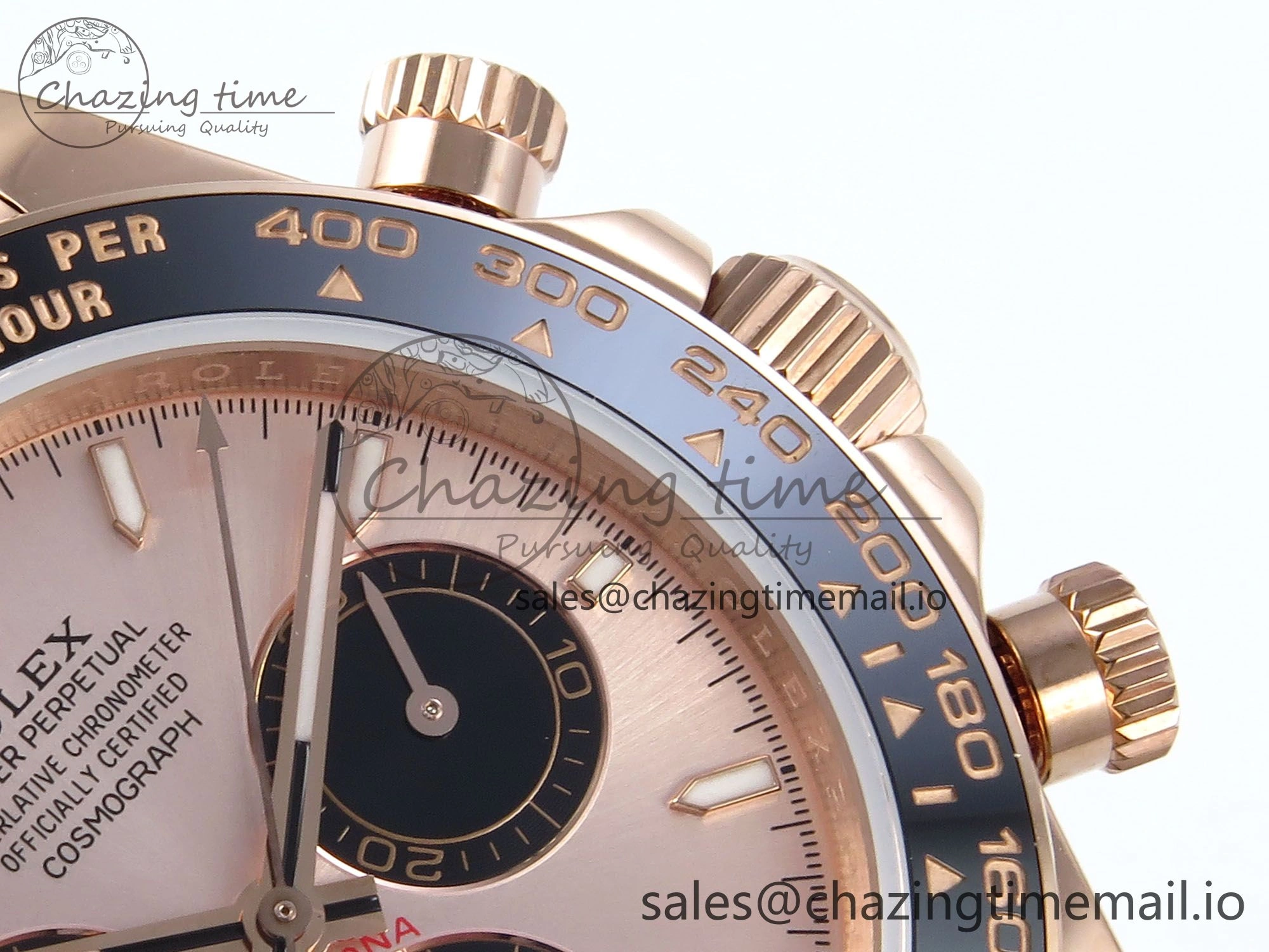 Daytona 126515 QF 1:1 Best Edition RG Black Dial on Oysterflex Strap SH4131 V5