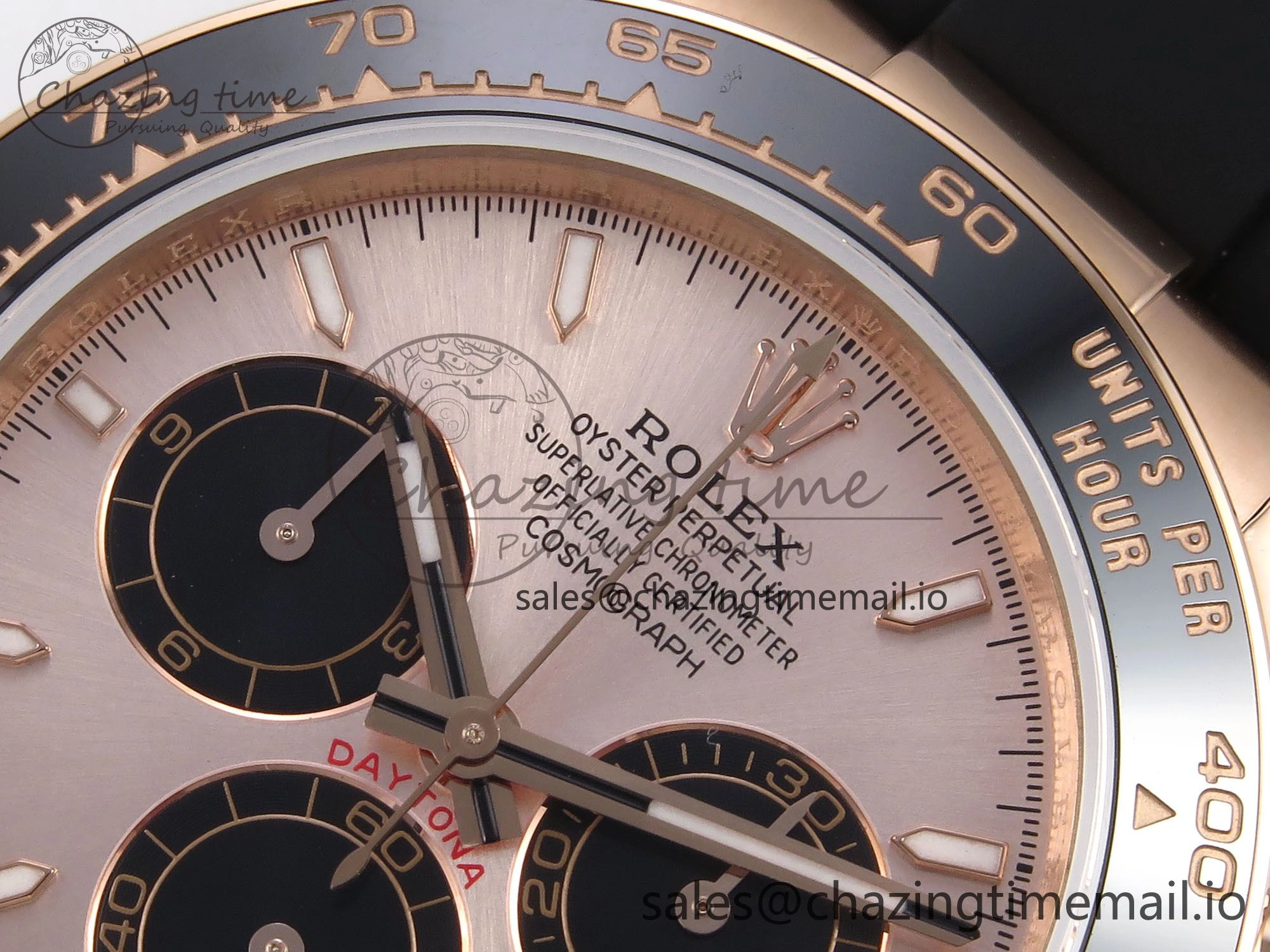 Daytona 126515 QF 1:1 Best Edition RG Black Dial on Oysterflex Strap SH4131 V6（Gain Weight）