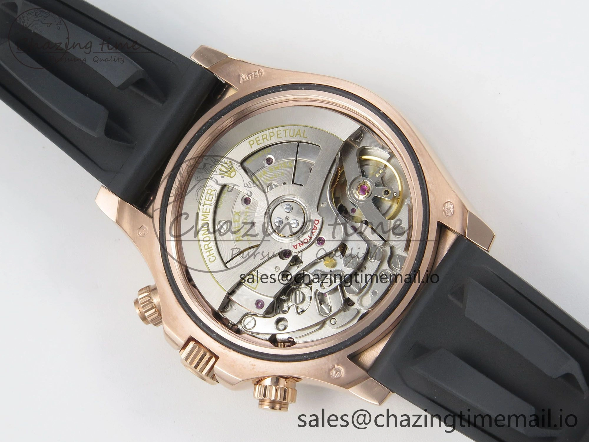 Daytona 126515 RG Clean 1:1 Best Edition Black RG Diamonds Dial on Oysterflex Strap DD4131