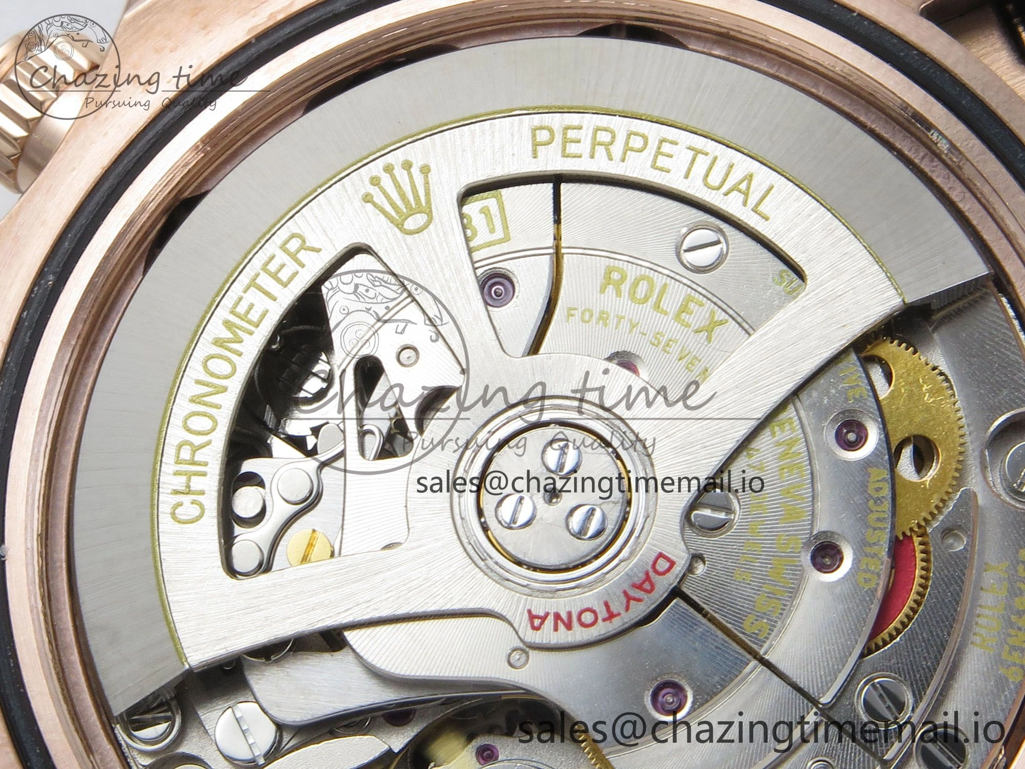 Daytona 126515 RG Clean 1:1 Best Edition Black RG Diamonds Dial on Oysterflex Strap DD4131