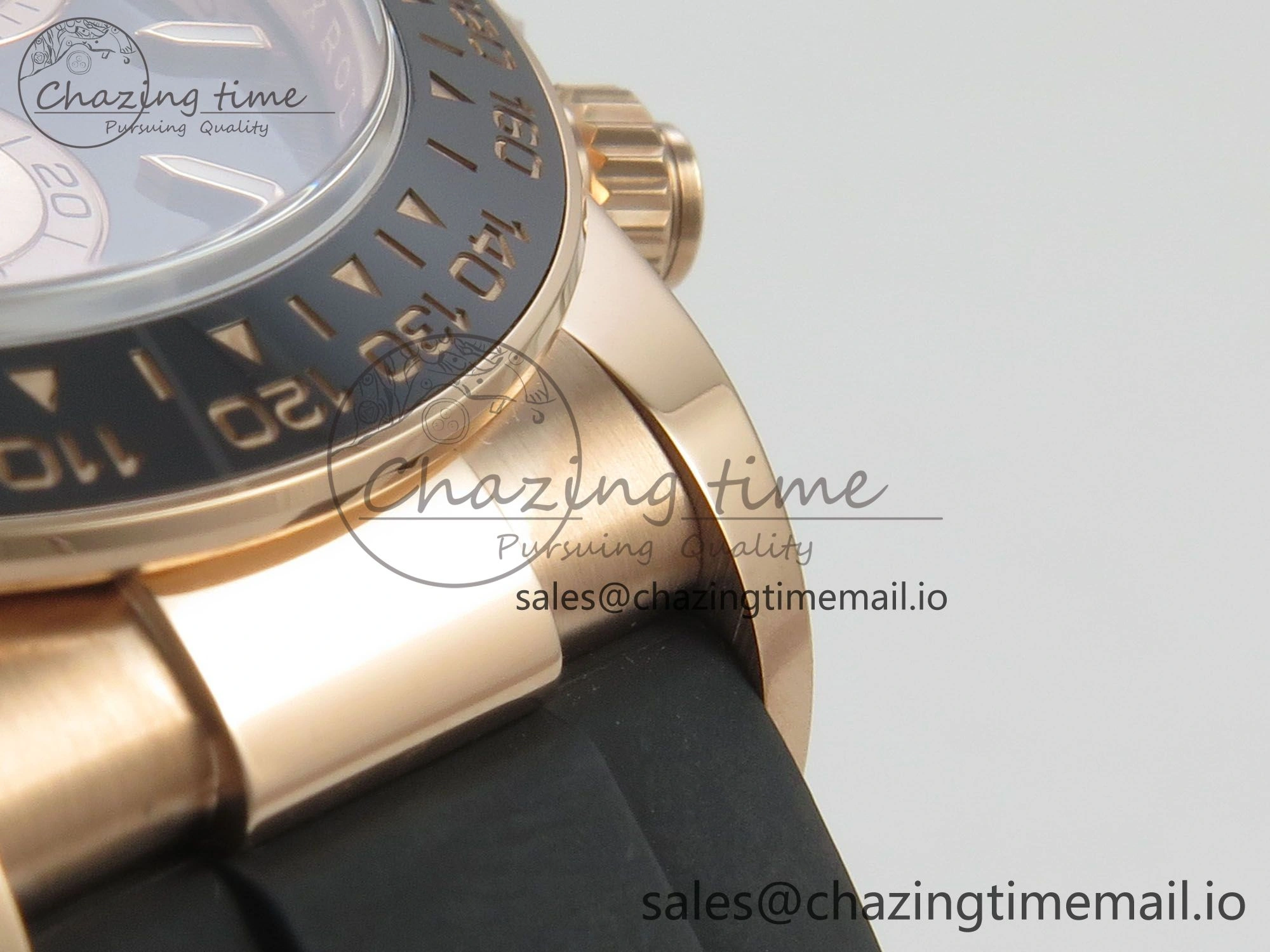 Daytona 126515 VSF 1:1 Best Edition Black RG Dial on Oysterflex Strap VS4131 V2 (Weighted)