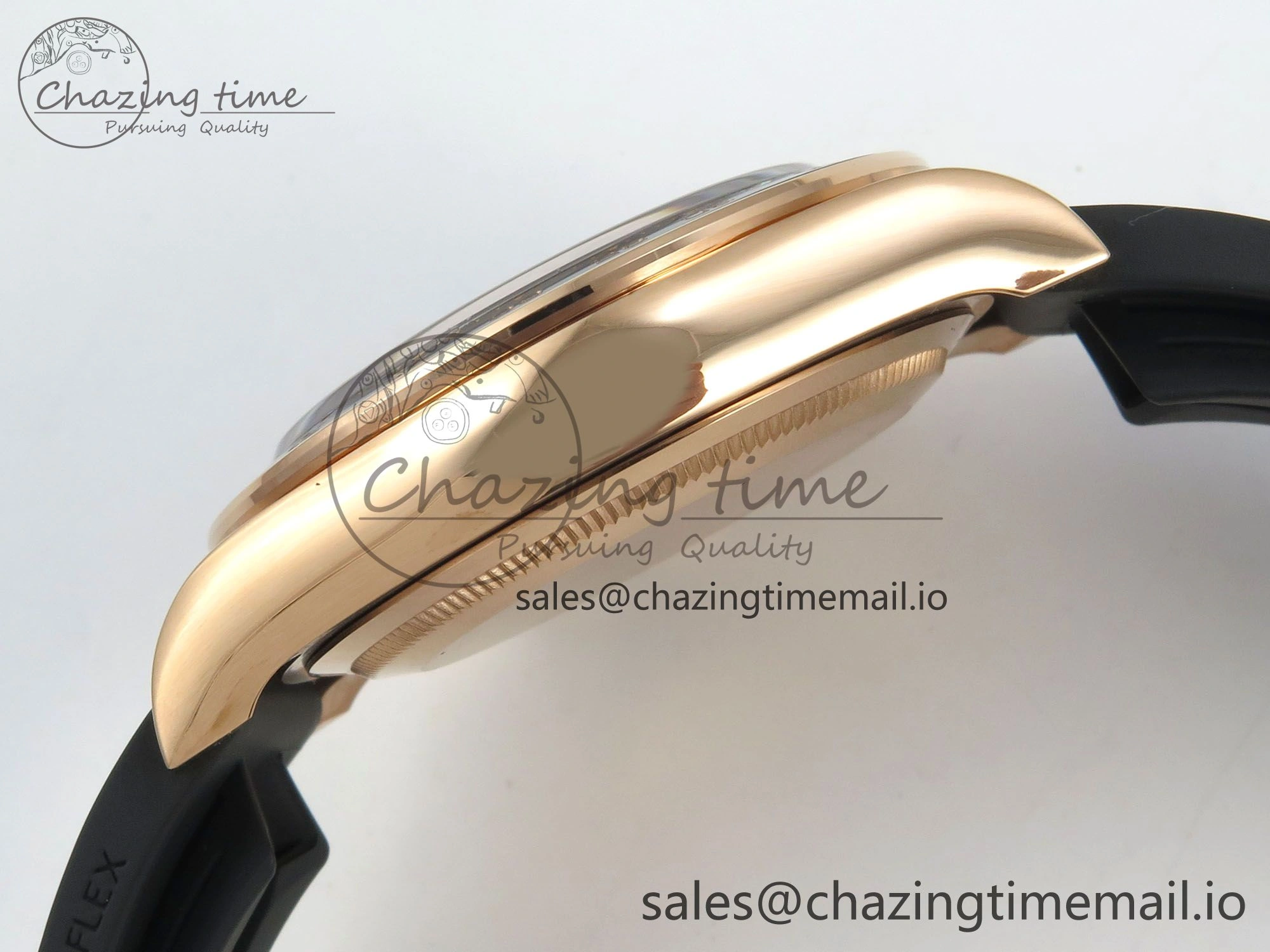 Daytona 126515 VSF 1:1 Best Edition Black RG Dial on Oysterflex Strap VS4131 V2 (Weighted)