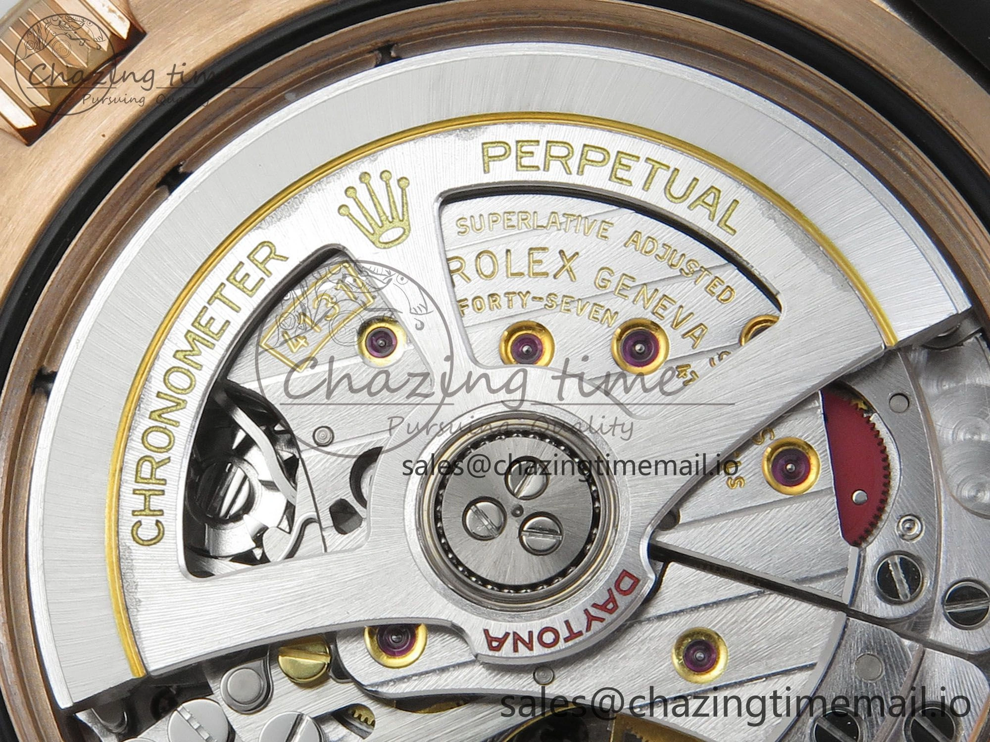 Daytona 126515 VSF 1:1 Best Edition Black RG Dial on Oysterflex Strap VS4131 V2 (Weighted)