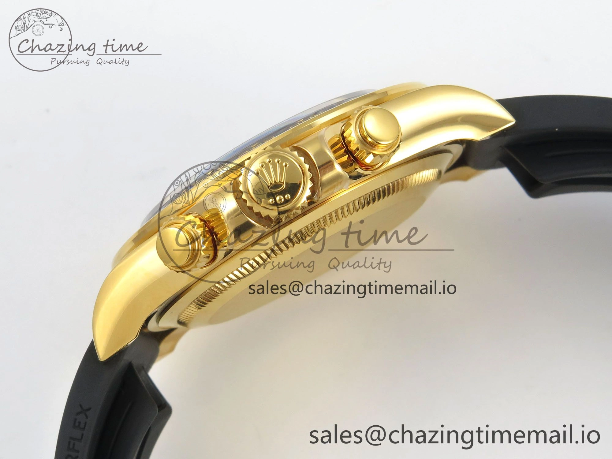Daytona 126515 VSF 1:1 Best Edition Black RG Dial on Oysterflex Strap VS4131 V2 (Weighted)