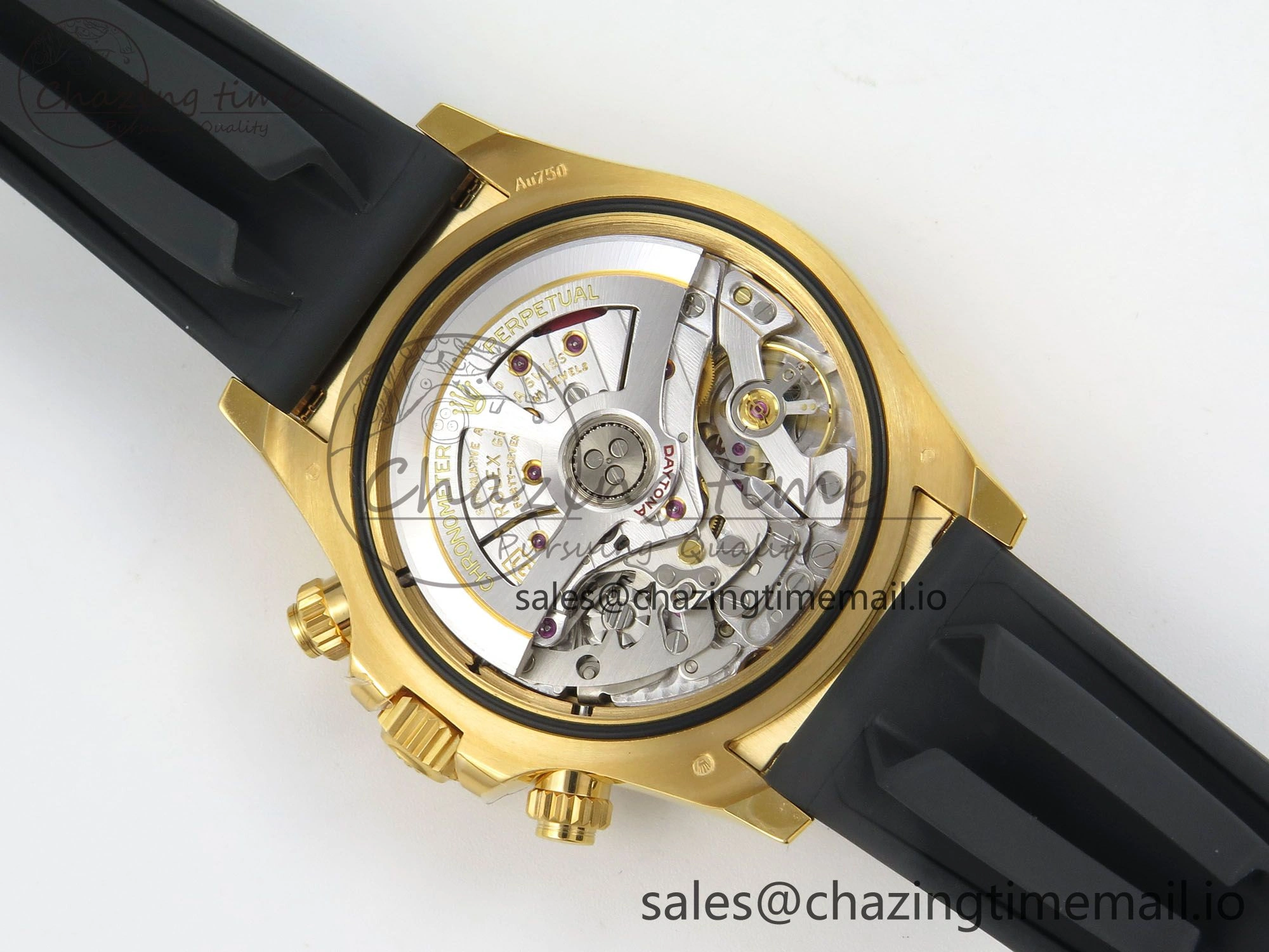 Daytona 126515 VSF 1:1 Best Edition Black RG Dial on Oysterflex Strap VS4131 V2 (Weighted)