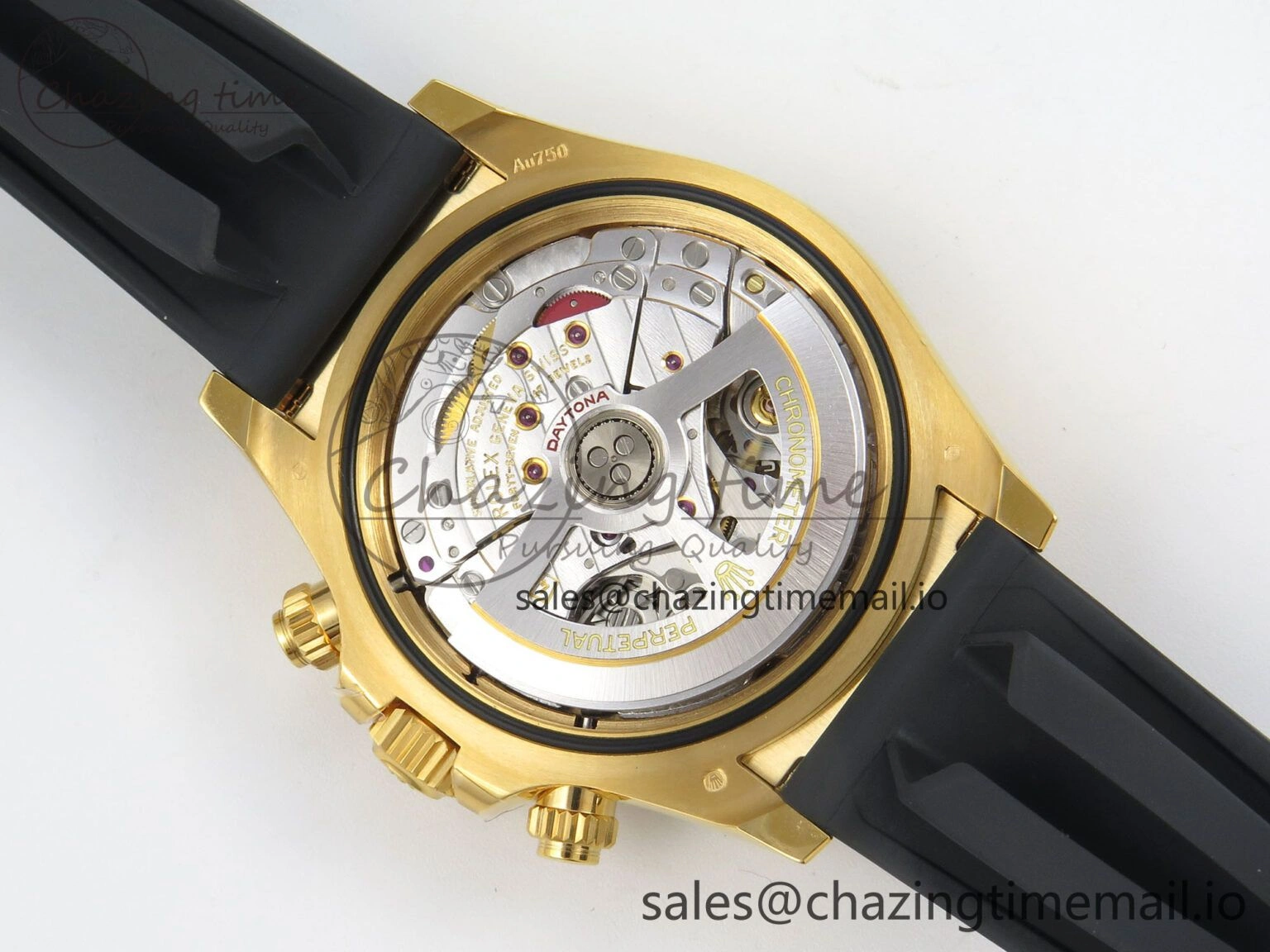 Daytona 126515 VSF 1:1 Best Edition Black RG Dial on Oysterflex Strap VS4131 V2 (Weighted)