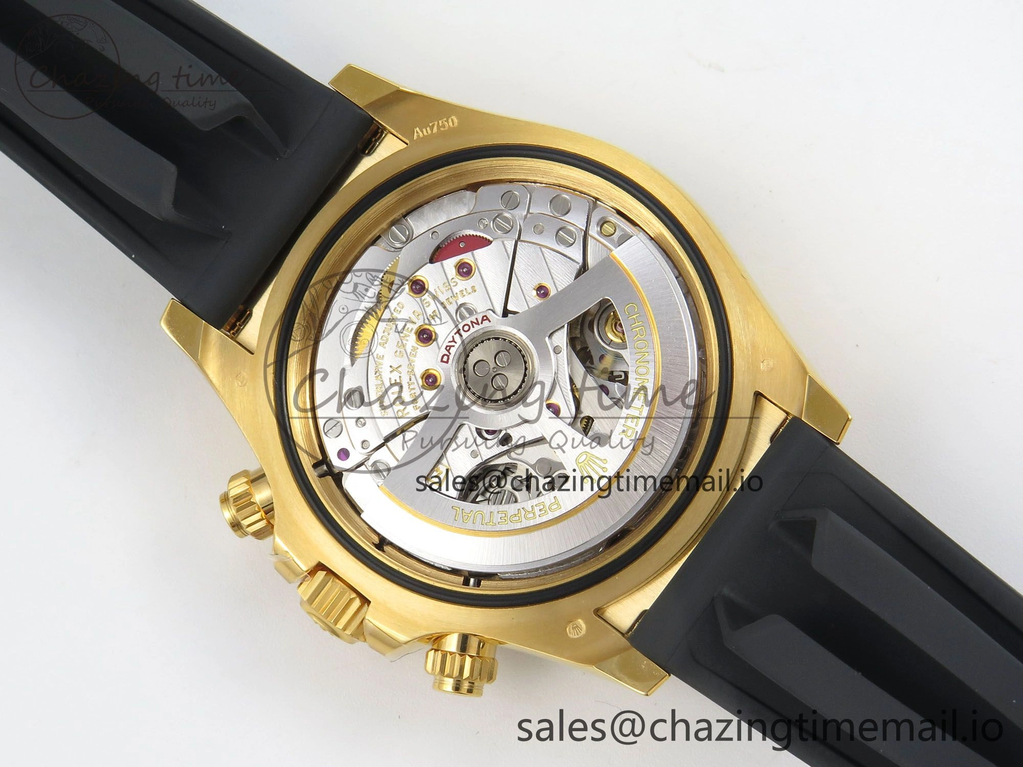 Daytona 126515 VSF 1:1 Best Edition Black RG Dial on Oysterflex Strap VS4131 V2 (Weighted)