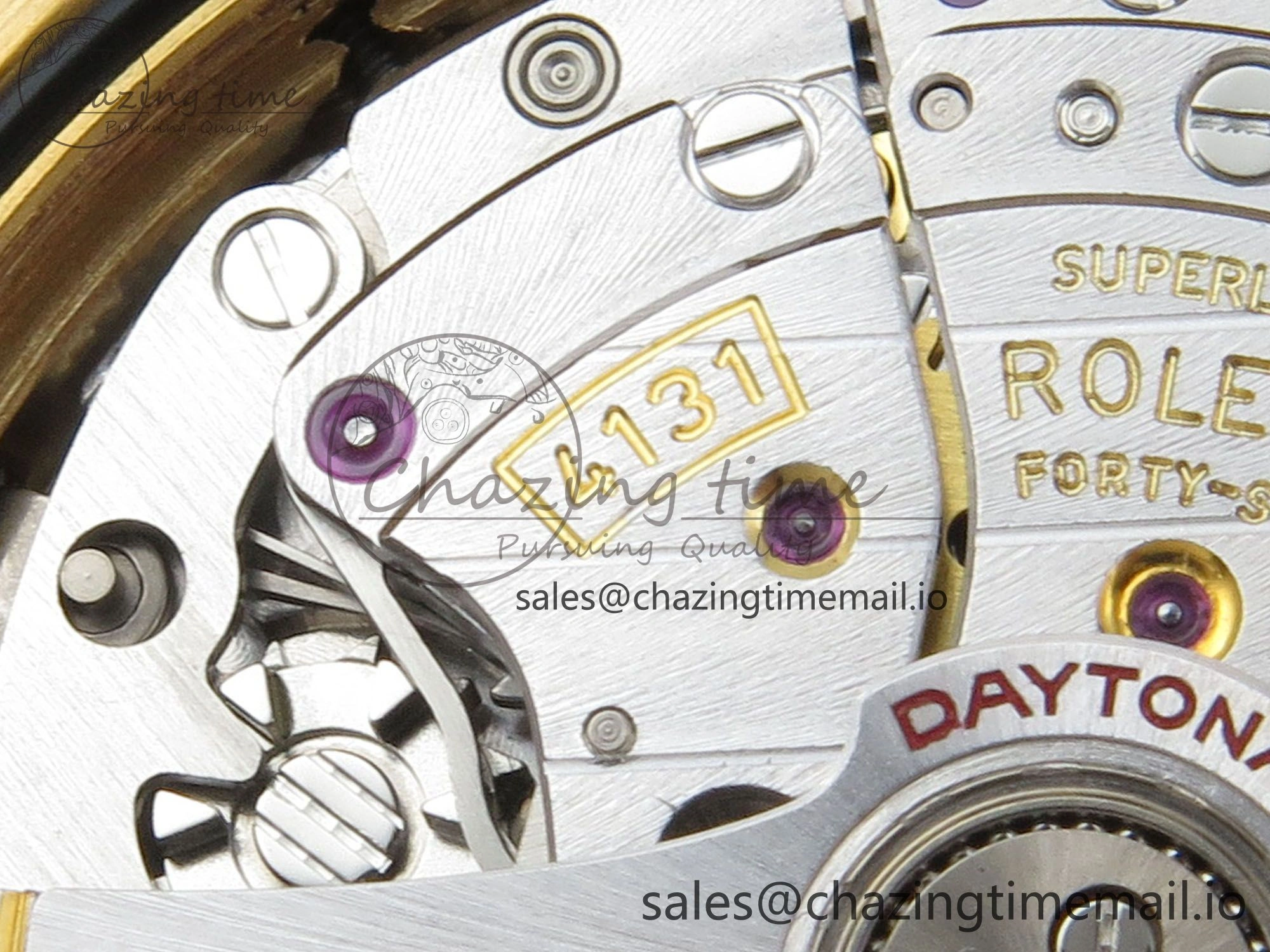 Daytona 126515 VSF 1:1 Best Edition Black RG Dial on Oysterflex Strap VS4131 V2 (Weighted)