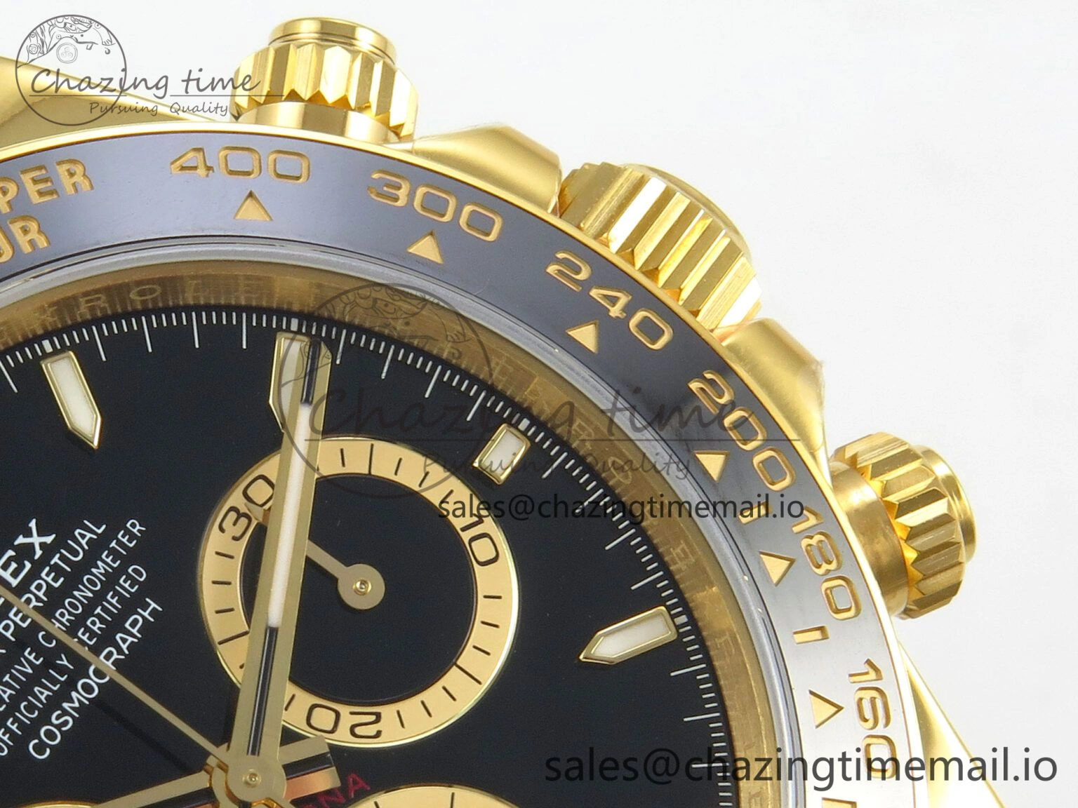 Daytona 126515 VSF 1:1 Best Edition Black RG Dial on Oysterflex Strap VS4131 V2 (Weighted)