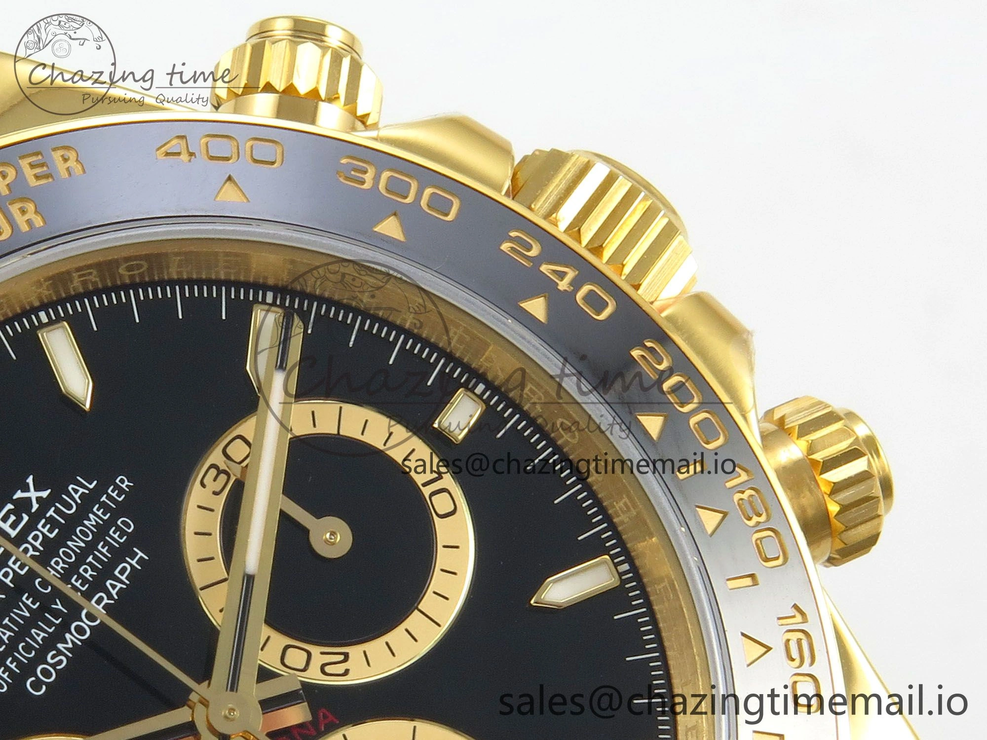 Daytona 126515 VSF 1:1 Best Edition Black RG Dial on Oysterflex Strap VS4131 V2 (Weighted)