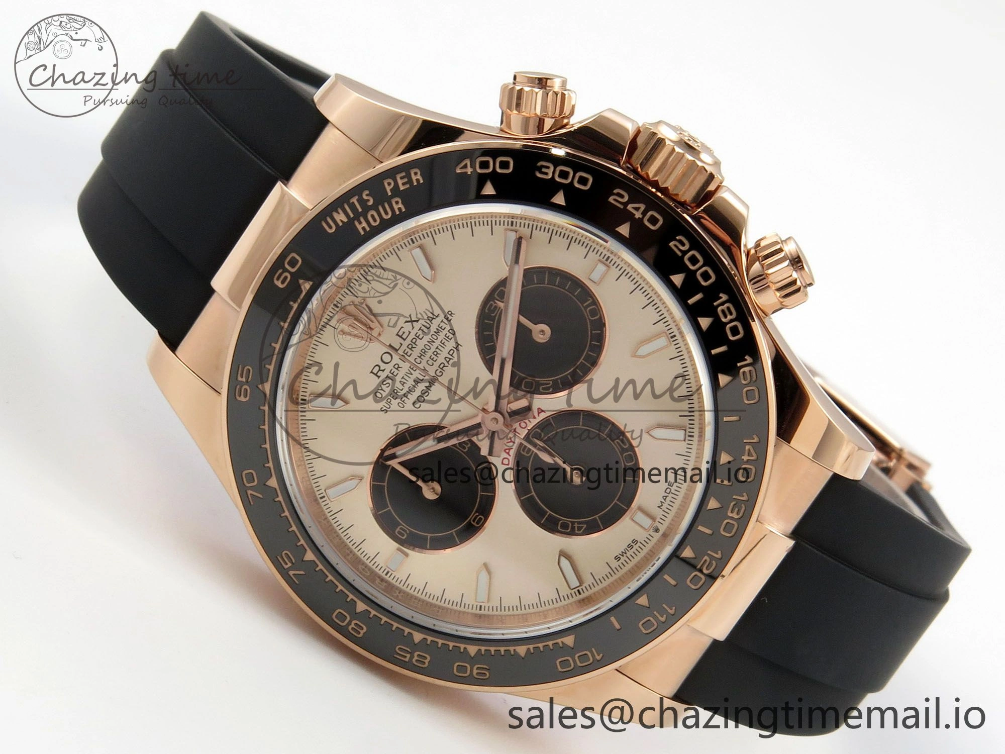 Daytona 126515LN THBF 1:1 Best Edition RG Black Dial on Oysterflex Strap SH4131
