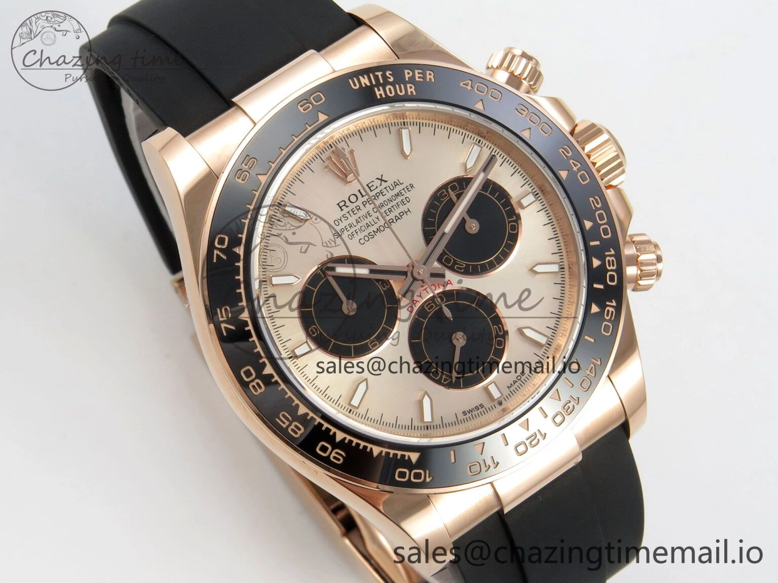 Daytona 126515LN THBF 1:1 Best Edition RG Black Dial on Oysterflex Strap SH4131
