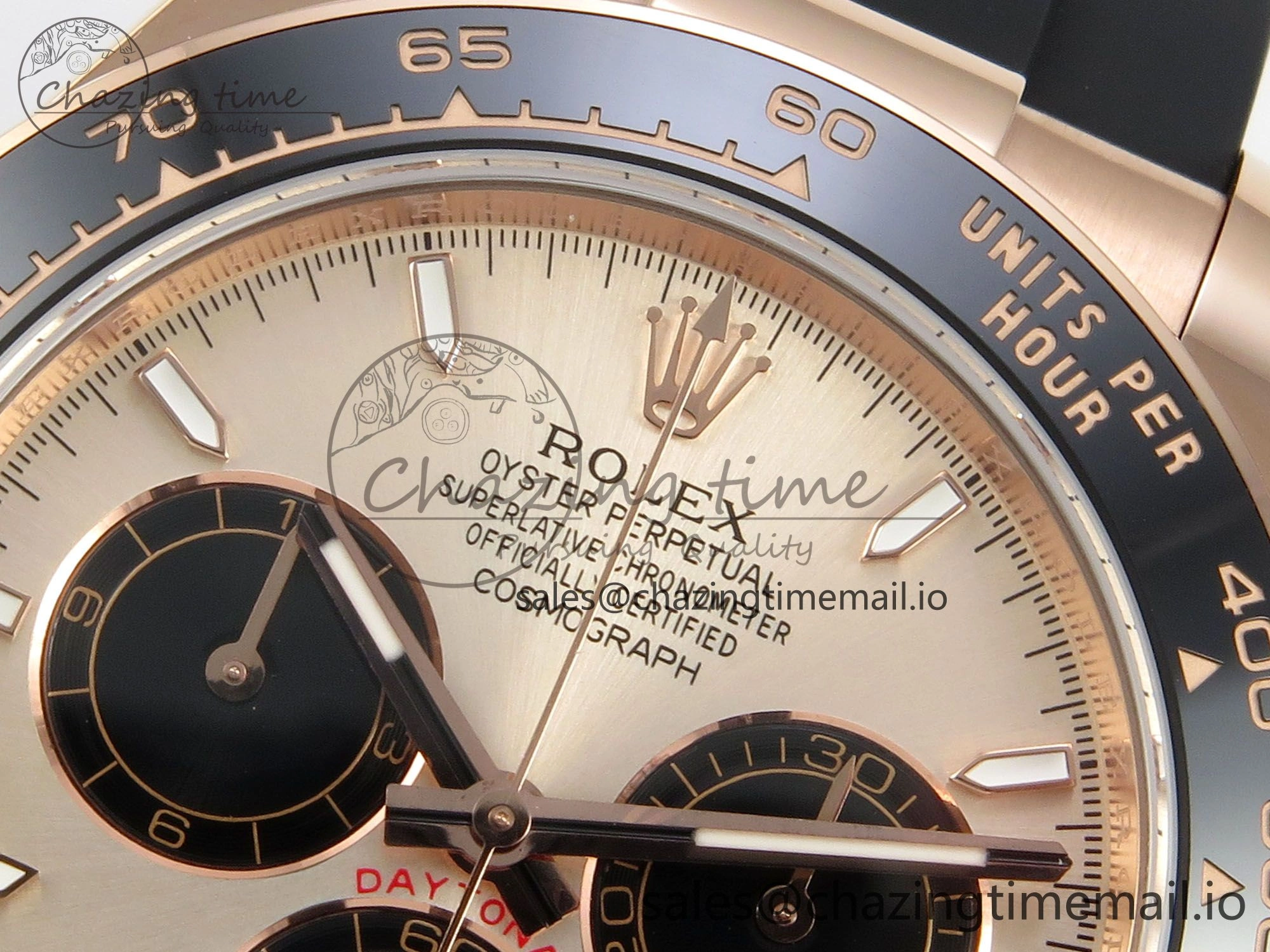 Daytona 126515LN THBF 1:1 Best Edition RG Black Dial on Oysterflex Strap SH4131