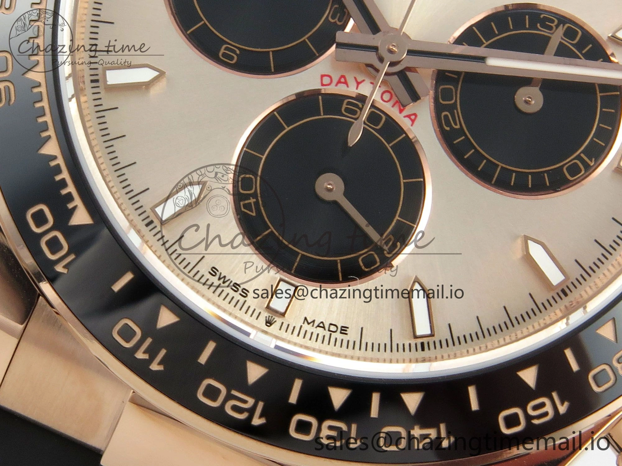 Daytona 126515LN THBF 1:1 Best Edition RG Black Dial on Oysterflex Strap SH4131