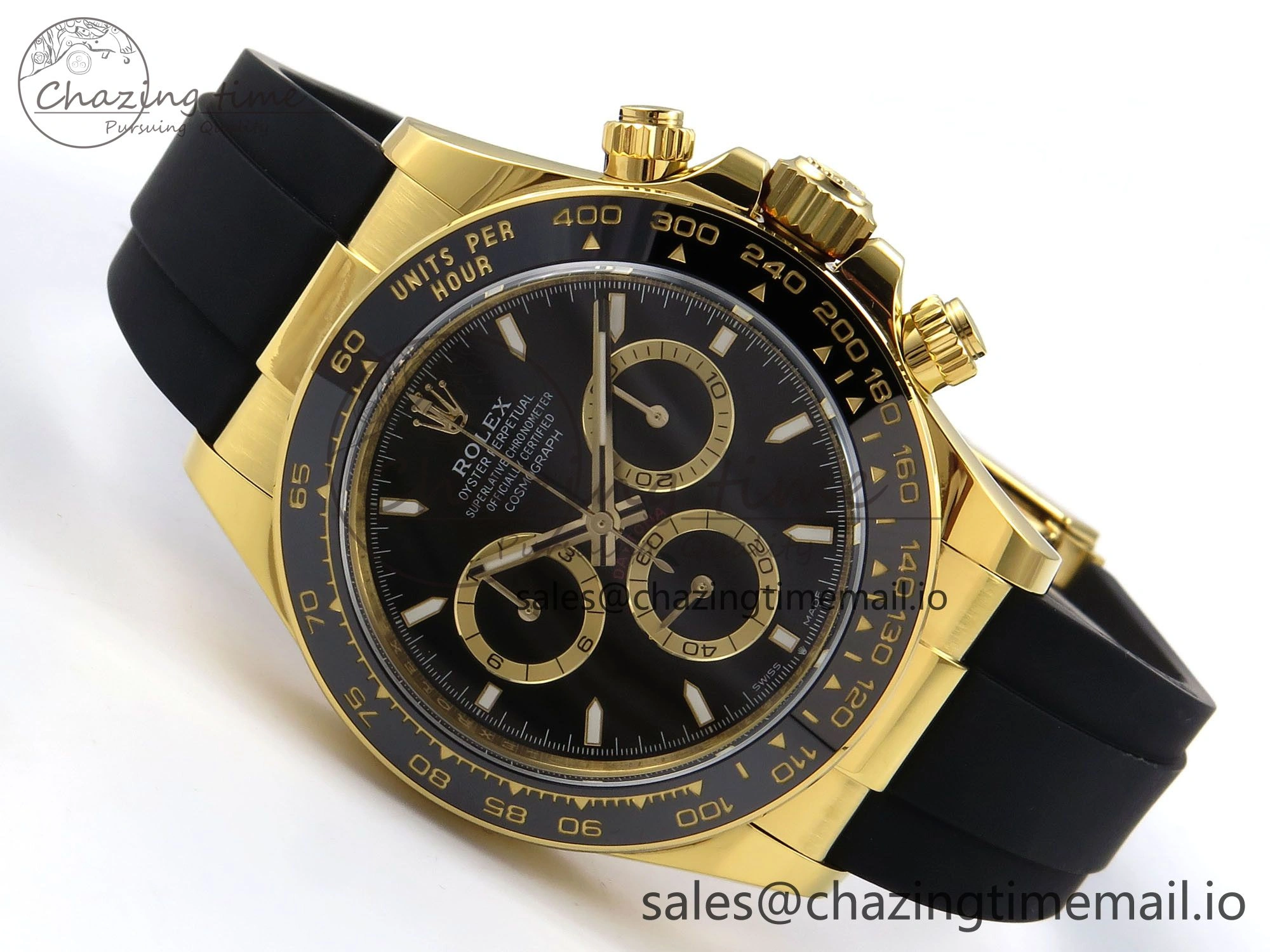 Daytona 126518 APSF 1:1 Best Edition Black Dial on Oysterflex Strap SH4131 (Gain Weight)