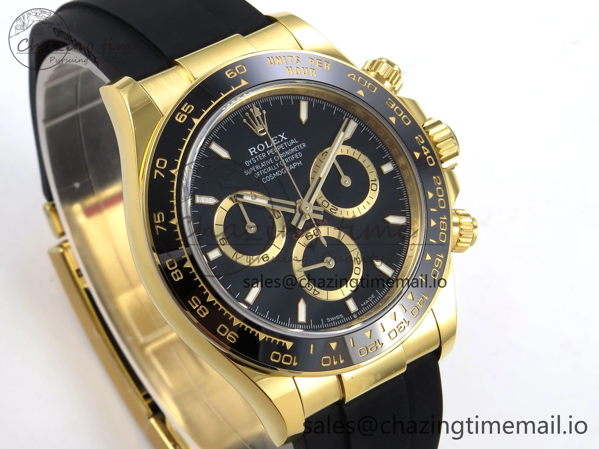Daytona 126518 APSF 1:1 Best Edition Black Dial on Oysterflex Strap SH4131 (Gain Weight)
