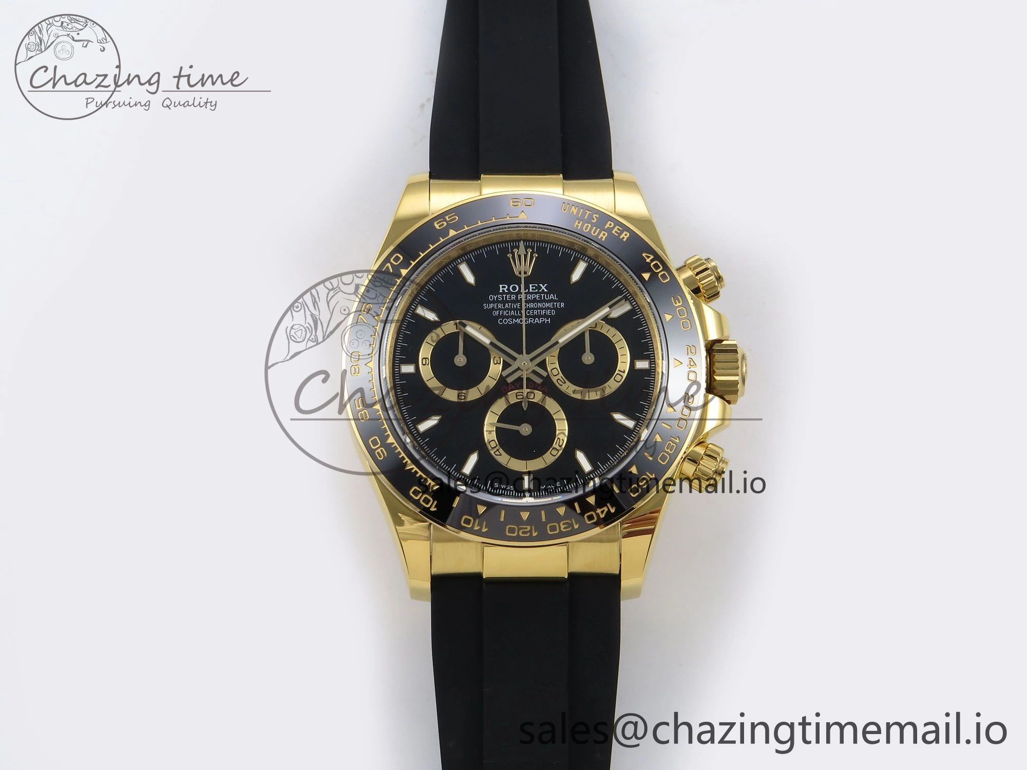 Daytona 126518 APSF 1:1 Best Edition Black Dial on Oysterflex Strap SH4131 (Gain Weight)