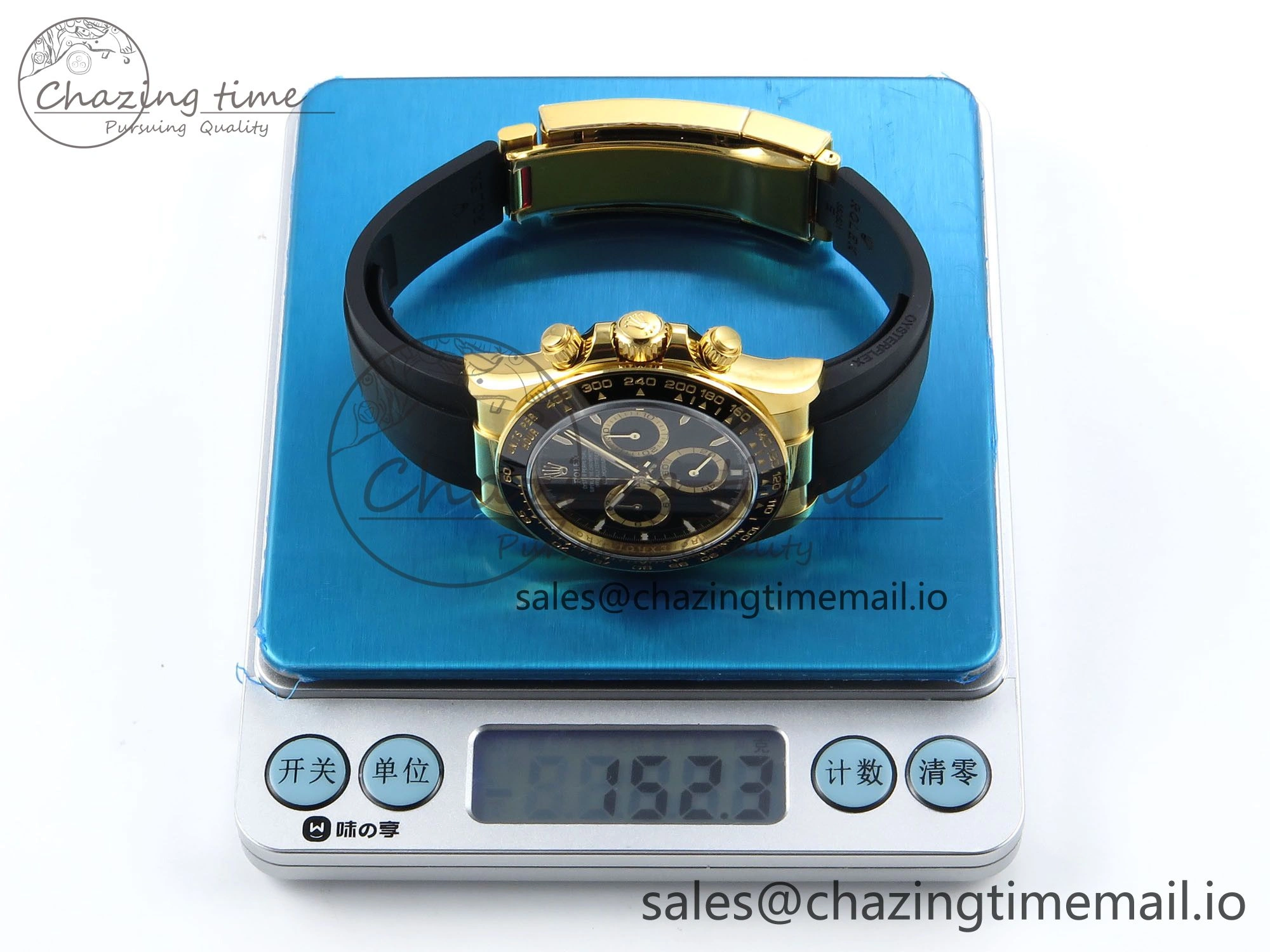 Daytona 126518 APSF 1:1 Best Edition Black Dial on Oysterflex Strap SH4131 (Gain Weight)