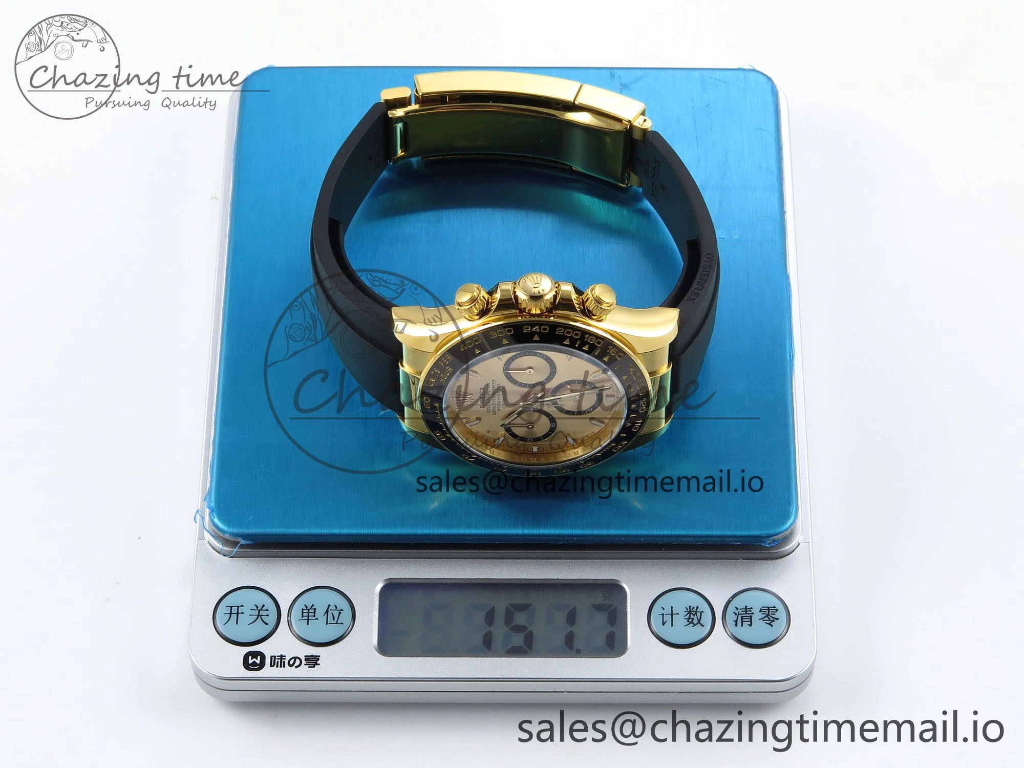 Daytona 126518 APSF 1:1 Best Edition YG Dial on Oysterflex Strap SH4131 (Gain Weight)