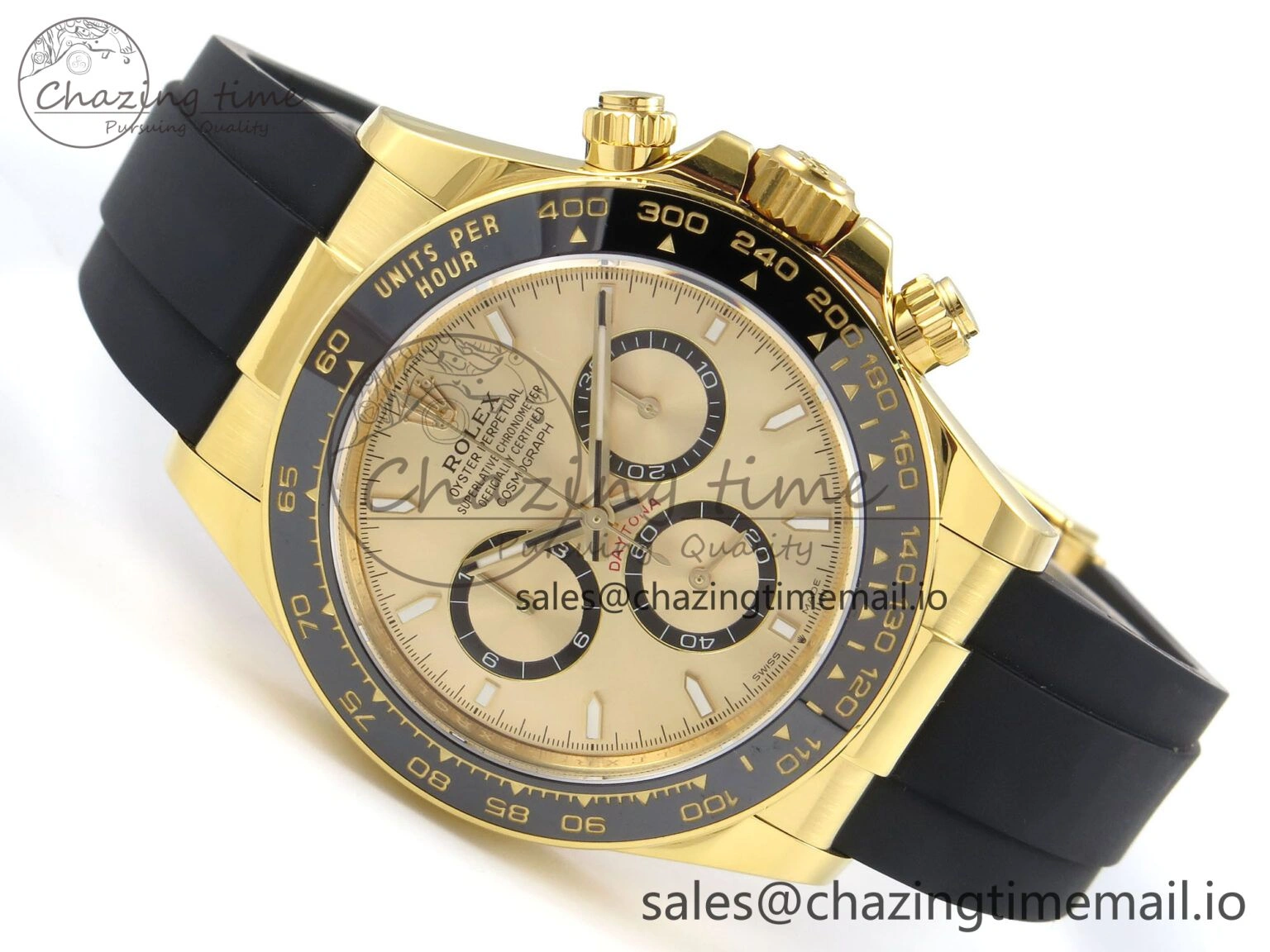 Daytona 126518 APSF 1:1 Best Edition YG Dial on Oysterflex Strap SH4131 (Gain Weight)