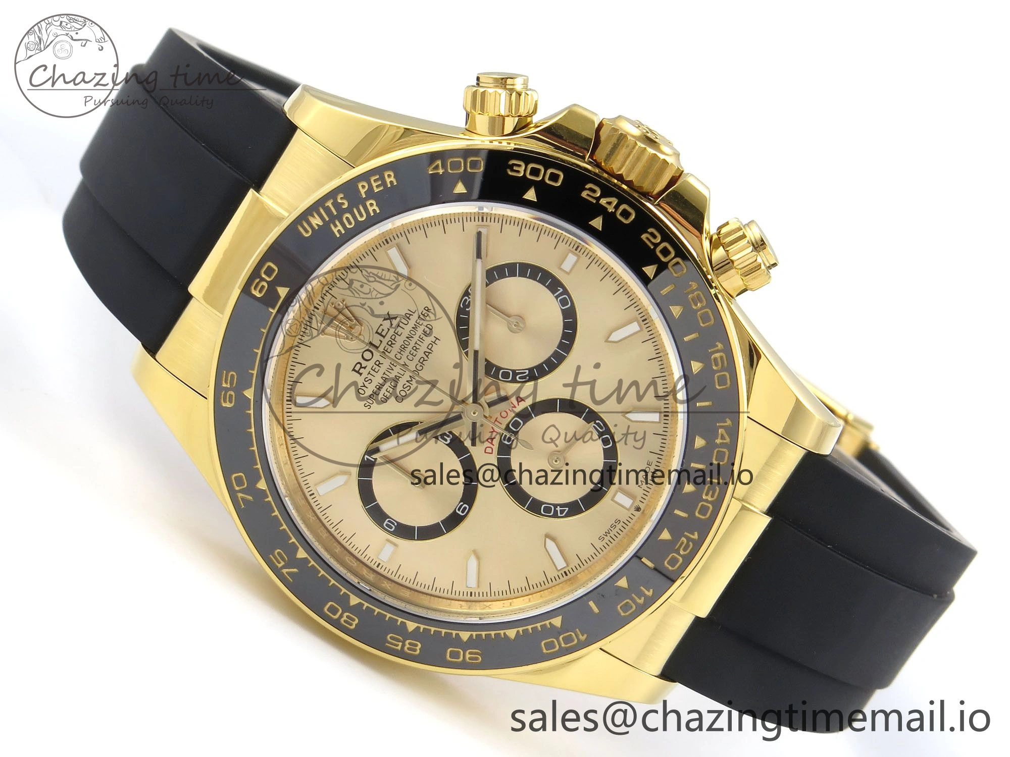 Daytona 126518 APSF 1:1 Best Edition YG Dial on Oysterflex Strap SH4131 (Gain Weight)