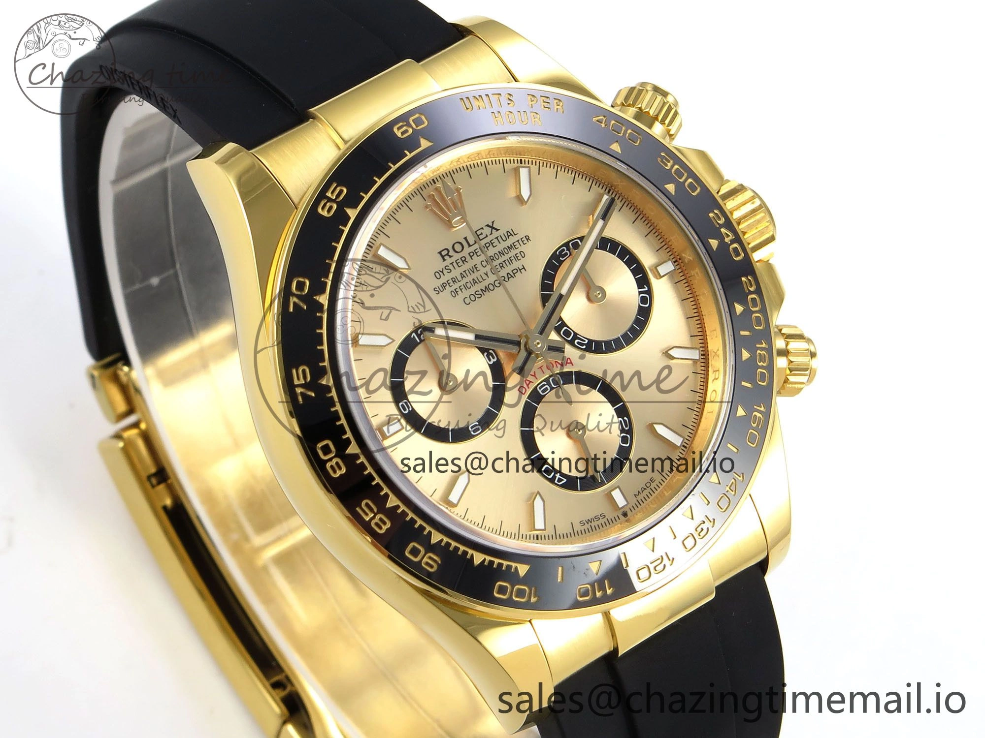 Daytona 126518 APSF 1:1 Best Edition YG Dial on Oysterflex Strap SH4131 (Gain Weight)