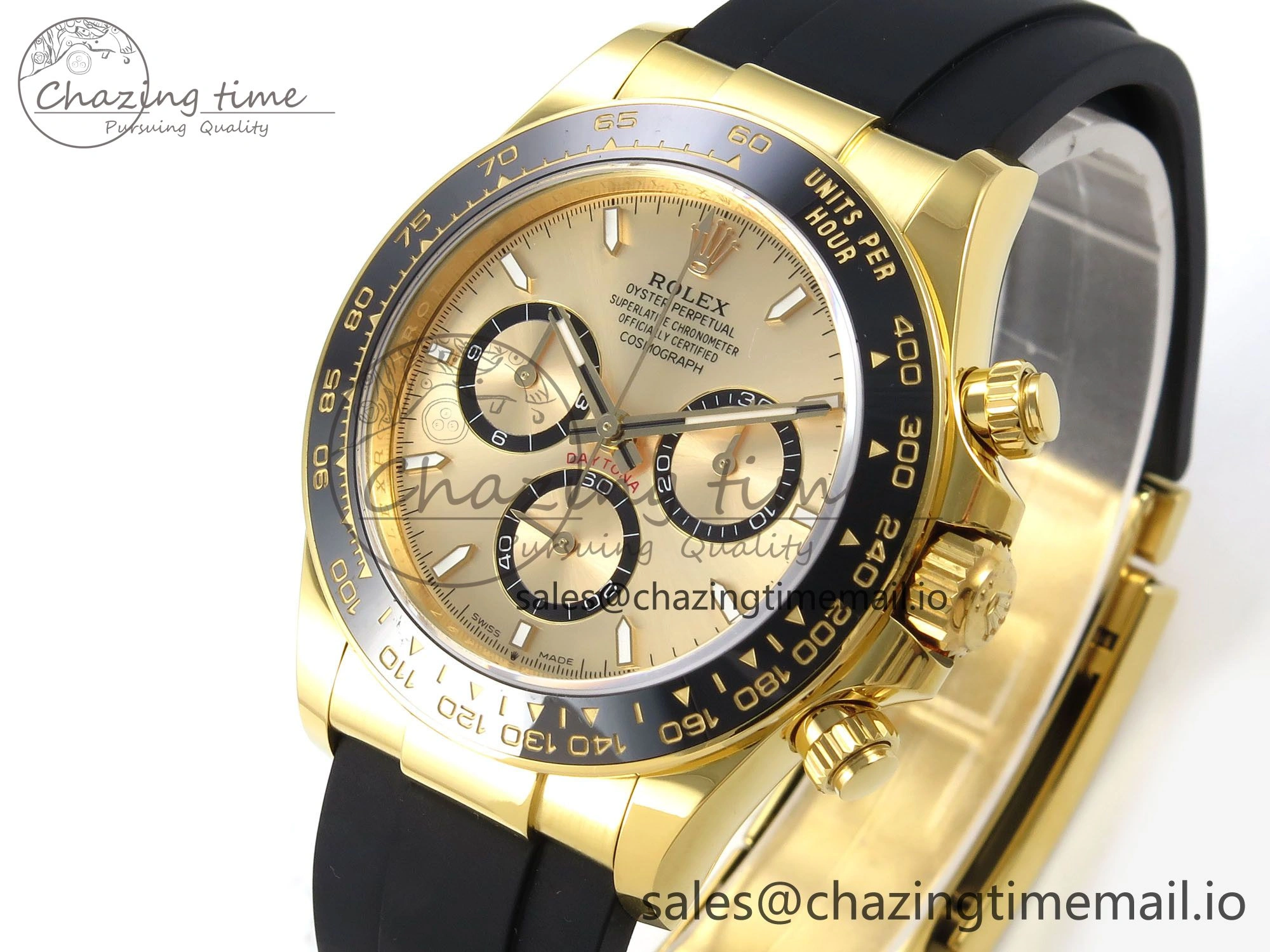 Daytona 126518 APSF 1:1 Best Edition YG Dial on Oysterflex Strap SH4131 (Gain Weight)