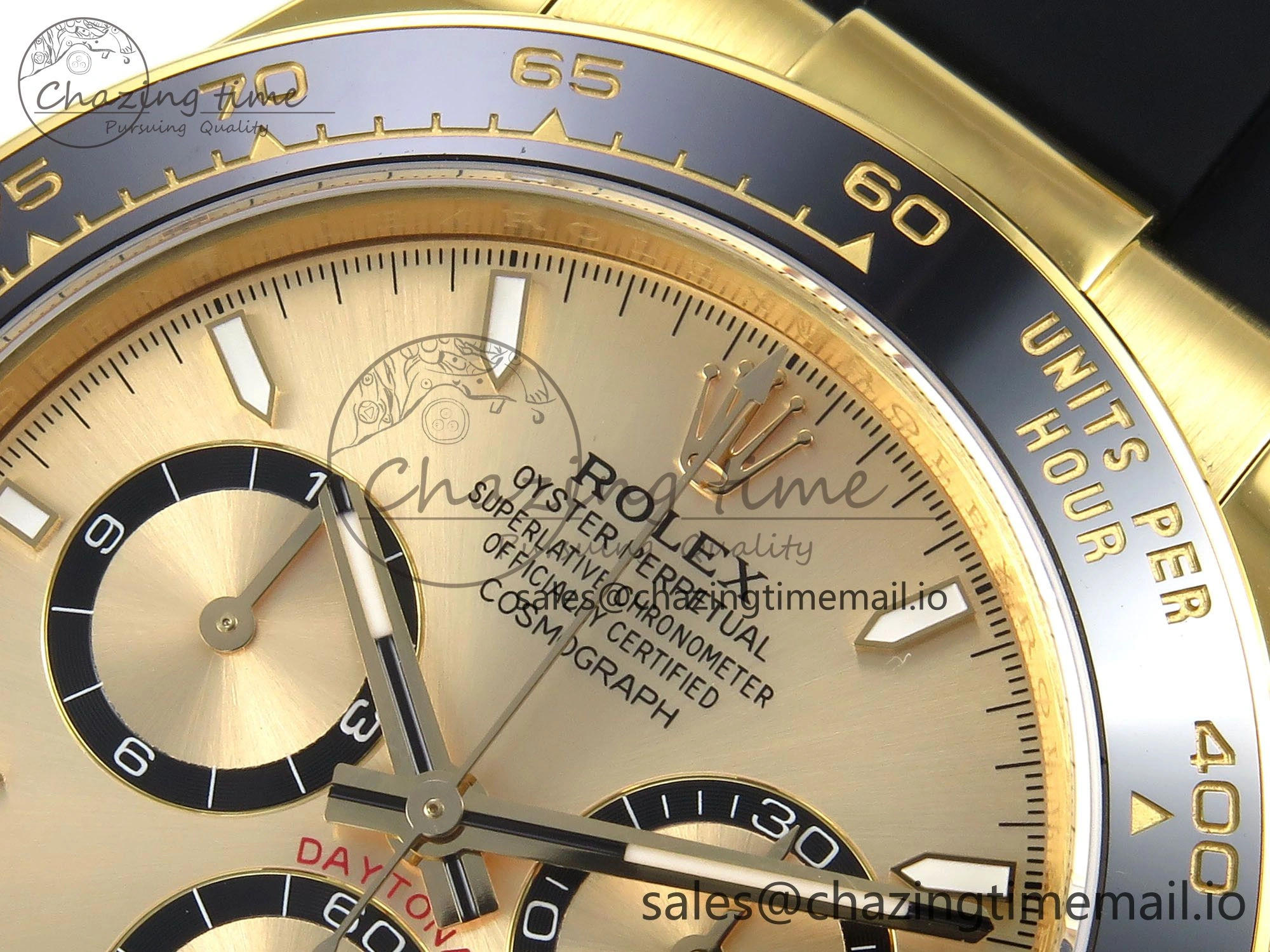 Daytona 126518 APSF 1:1 Best Edition YG Dial on Oysterflex Strap SH4131 (Gain Weight)