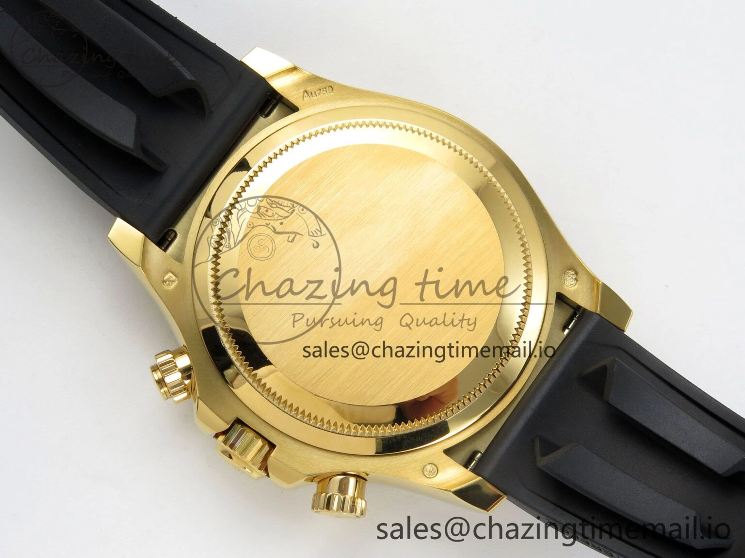 Daytona 126518 Clean YG 1:1 Best Edition Black YG Dial on Oysterflex Rubber Strap DD4131