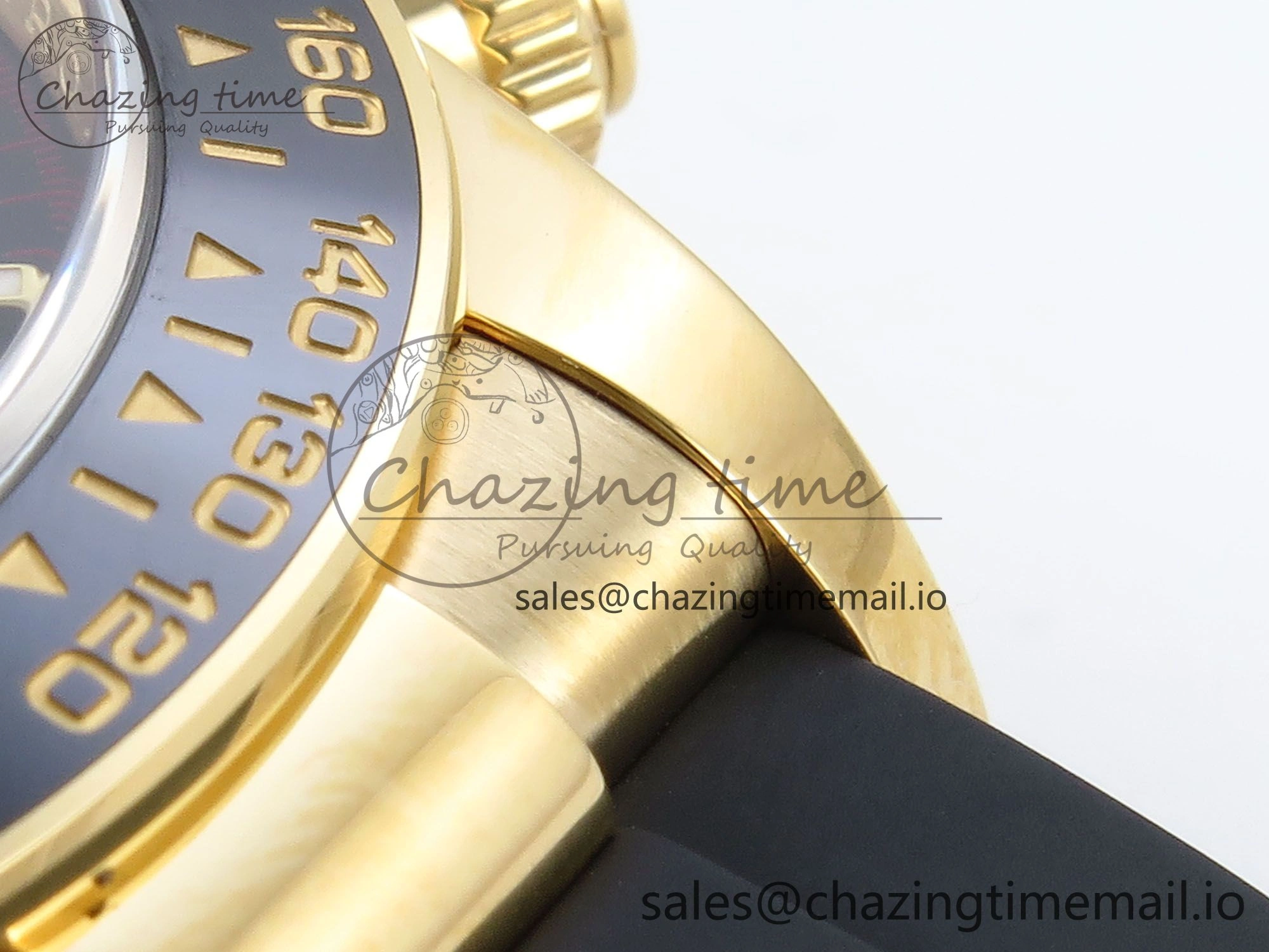 Daytona 126518 Clean YG 1:1 Best Edition Black YG Dial on Oysterflex Rubber Strap DD4131